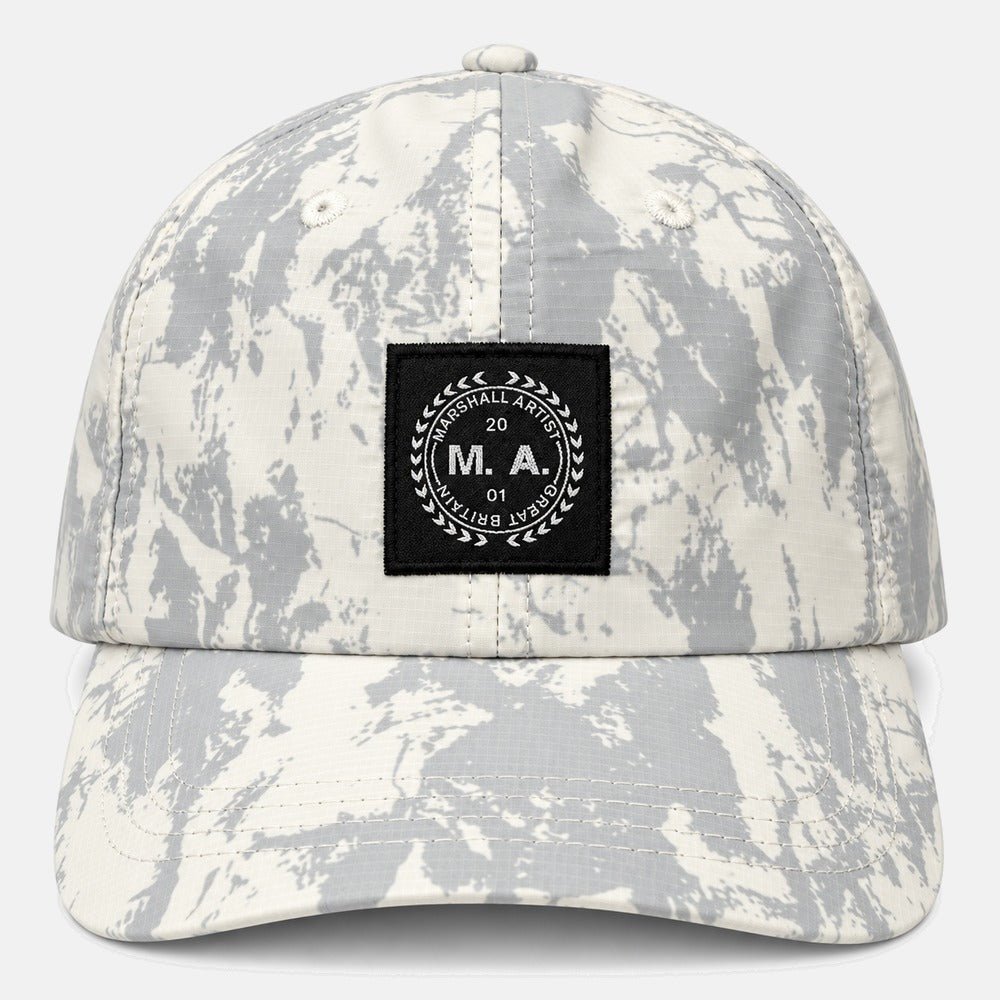 Marshall Artist Camo Nylon Ripstop Cap White Camo | Northern Threads Designer Menswear
