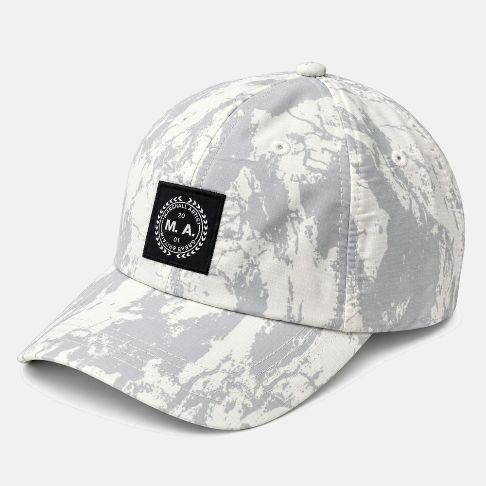Marshall Artist Camo Nylon Ripstop Cap White Camo | Northern Threads Designer Menswear