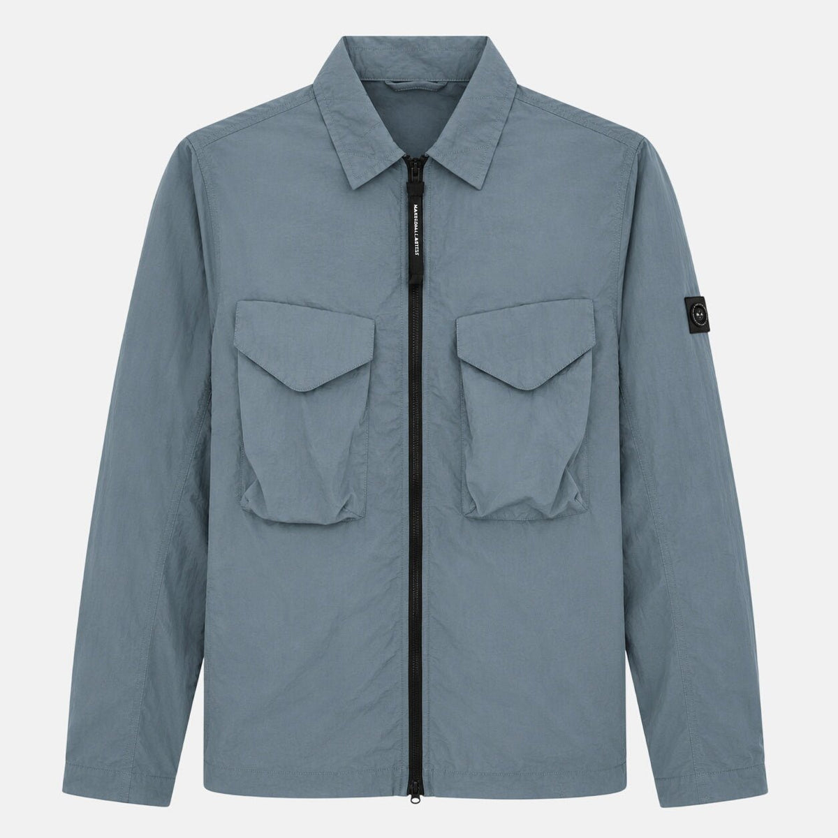 Marshall Artist Cayton Overshirt Storm Grey | Northern Threads Designer Menswear