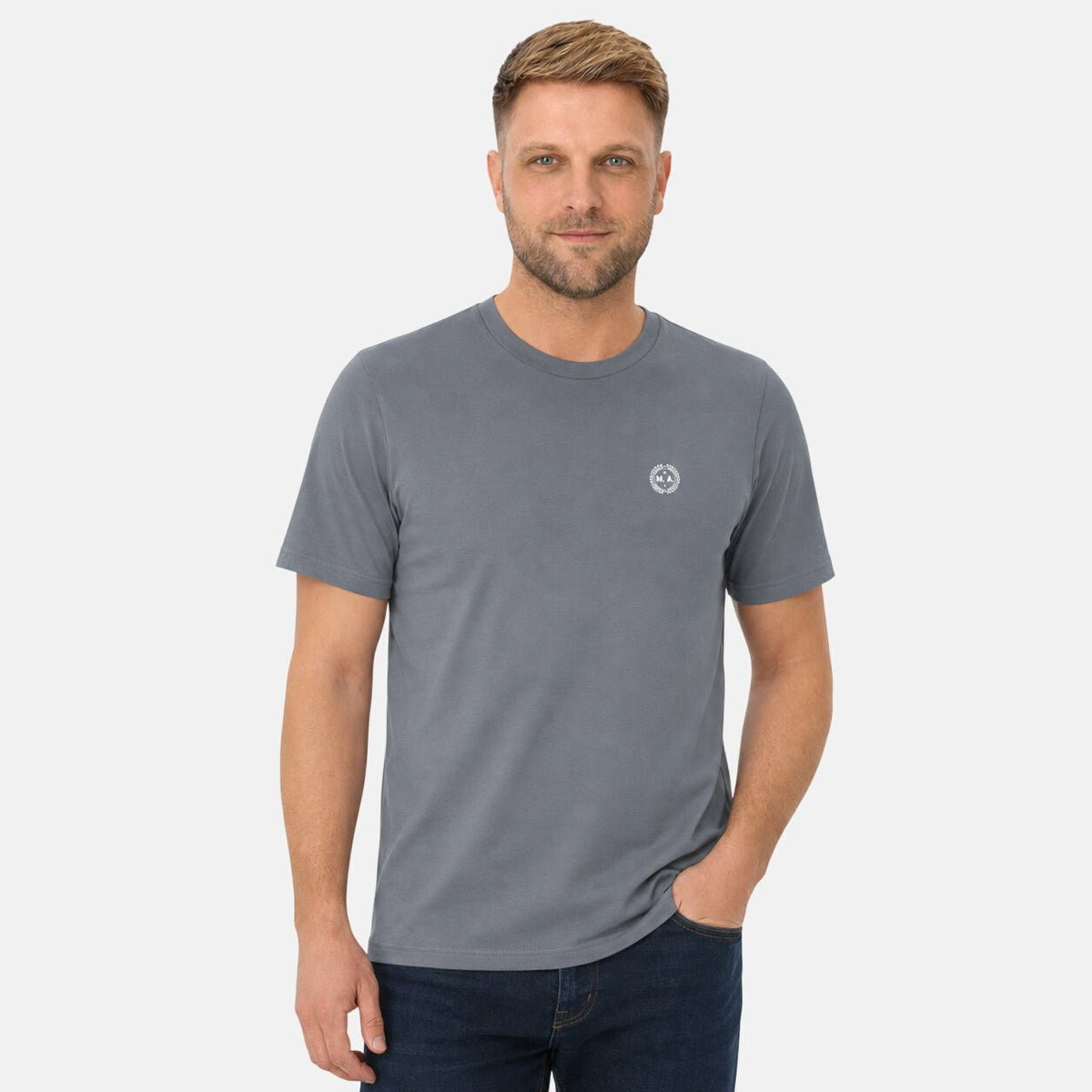 Marshall Artist Delta T-Shirt Storm Grey | Northern Threads Designer Menswear
