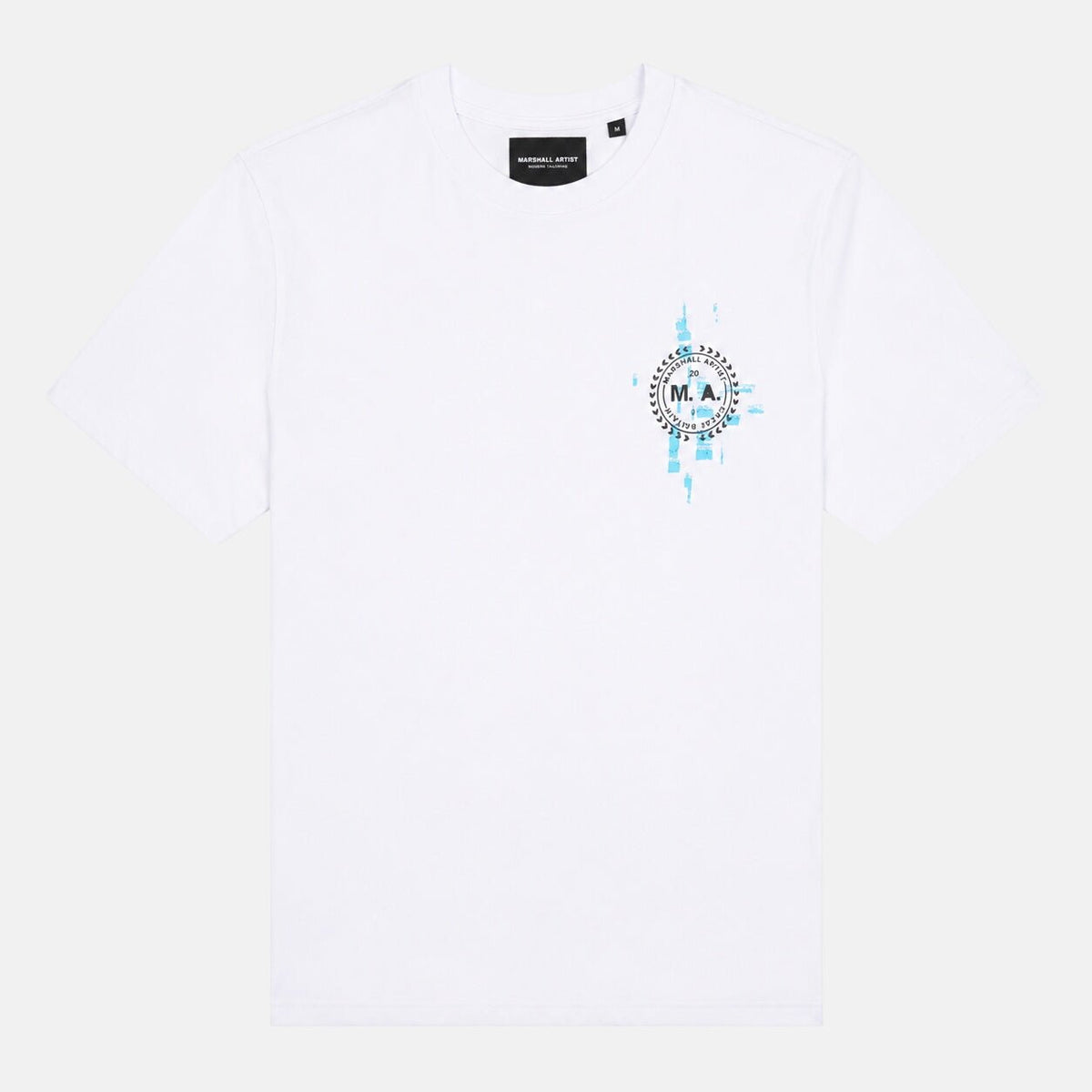 Marshall Artist Glitch Theory T-Shirt White | Northern Threads Designer Menswear