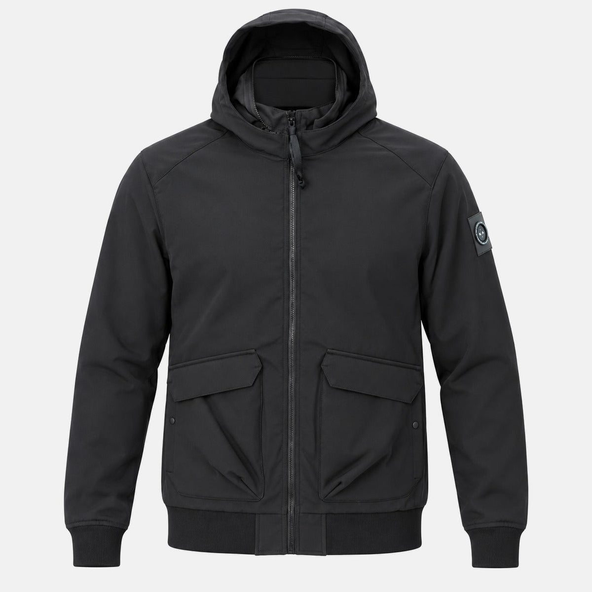 Marshall Artist Kilburn Softshell Jacket Black | Northern Threads Designer Menswear
