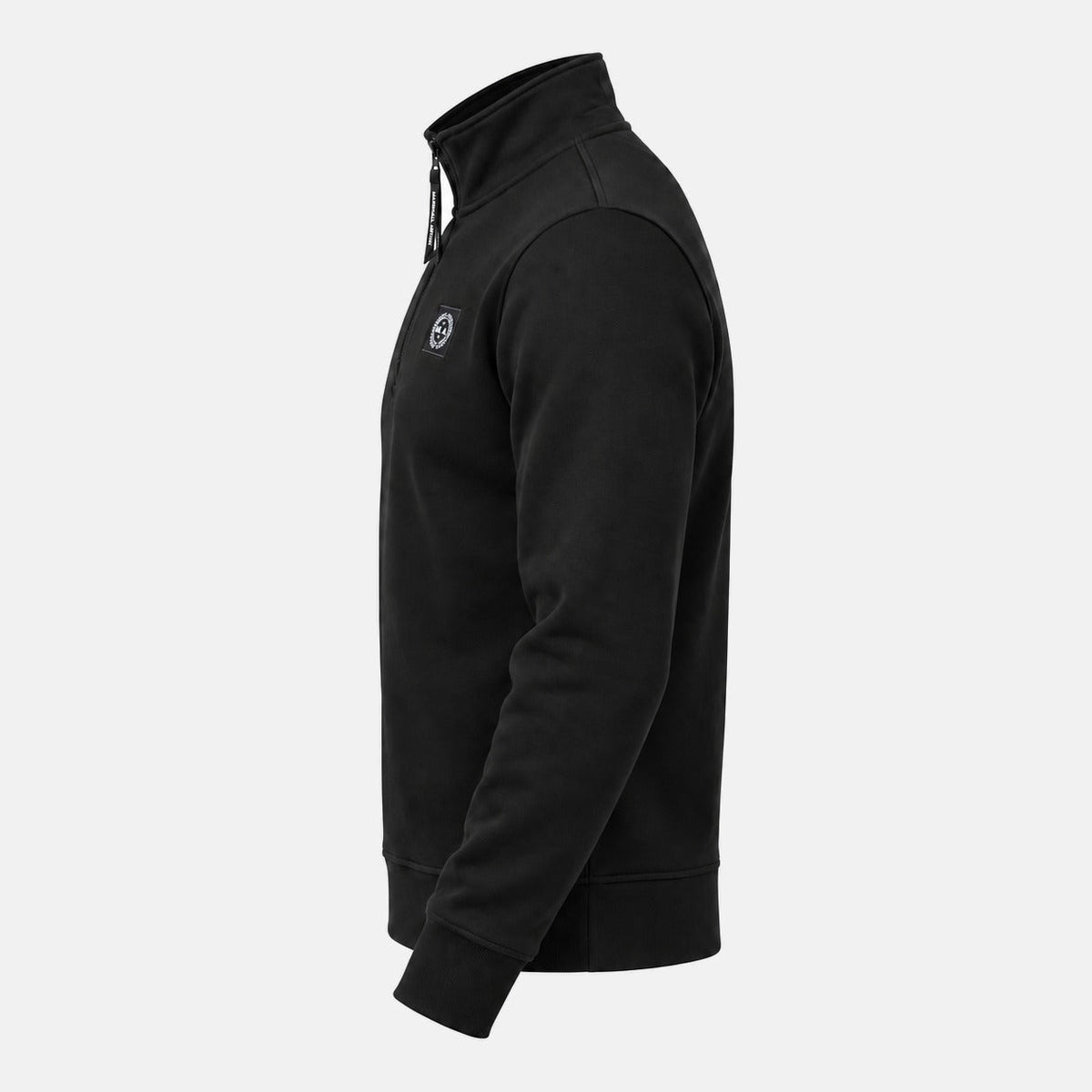 Marshall Artist Marchio 1/4 Zip Sweatshirt Black | Northern Threads Designer Menswear