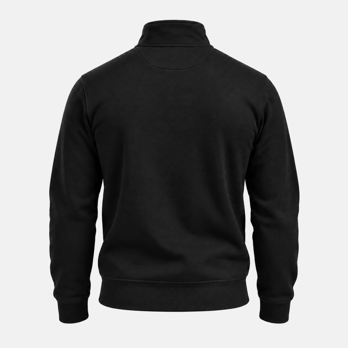 Marshall Artist Marchio 1/4 Zip Sweatshirt Black | Northern Threads Designer Menswear