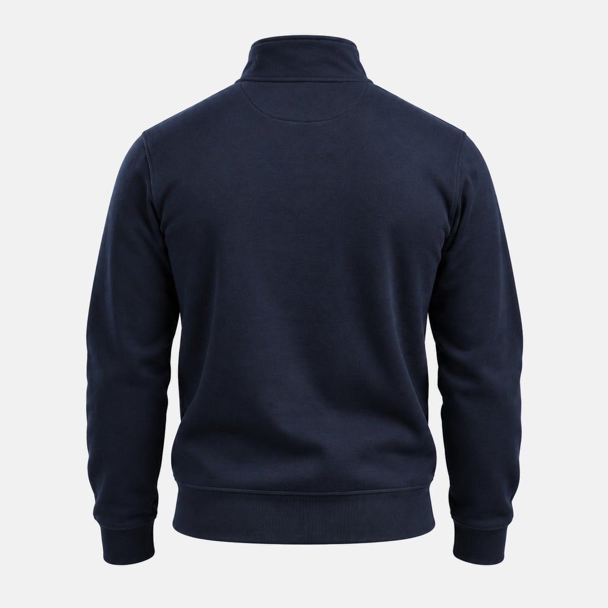 Marshall Artist Marchio 1/4 Zip Sweatshirt Navy | Northern Threads Designer Menswear