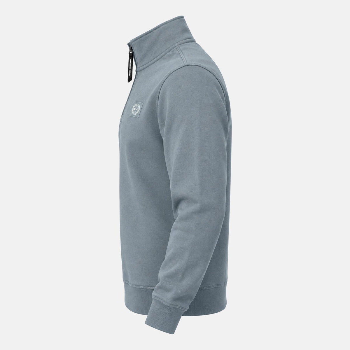 Marshall Artist Marchio 1/4 Zip Sweatshirt Storm Grey | Northern Threads Designer Menswear