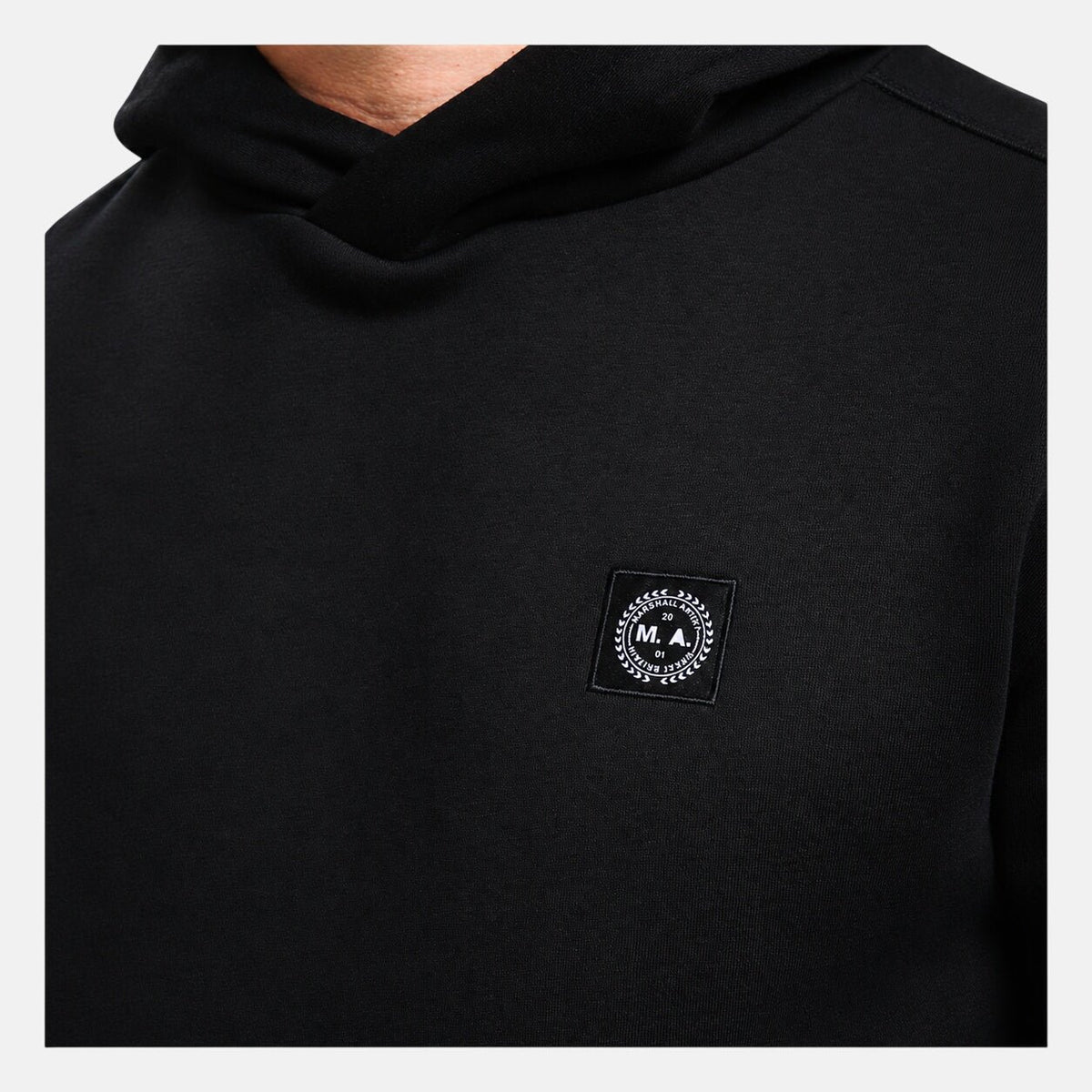 Marshall Artist Marchio Hoodie Black | Northern Threads Designer Menswear