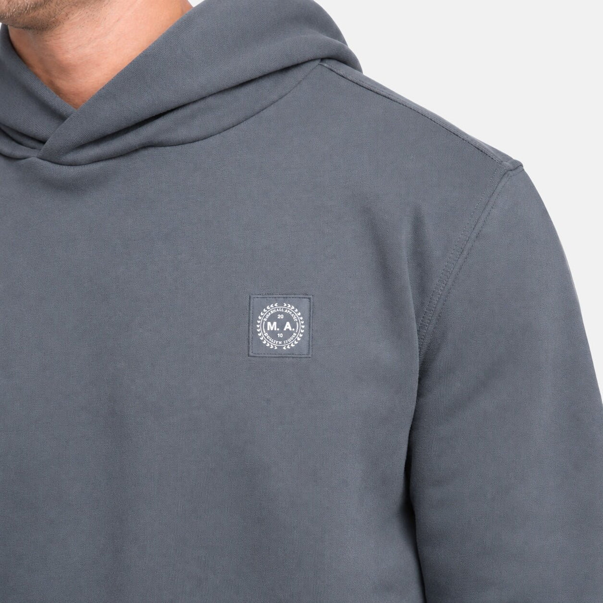 Marshall Artist Marchio Hoodie Storm Grey | Northern Threads Designer Menswear