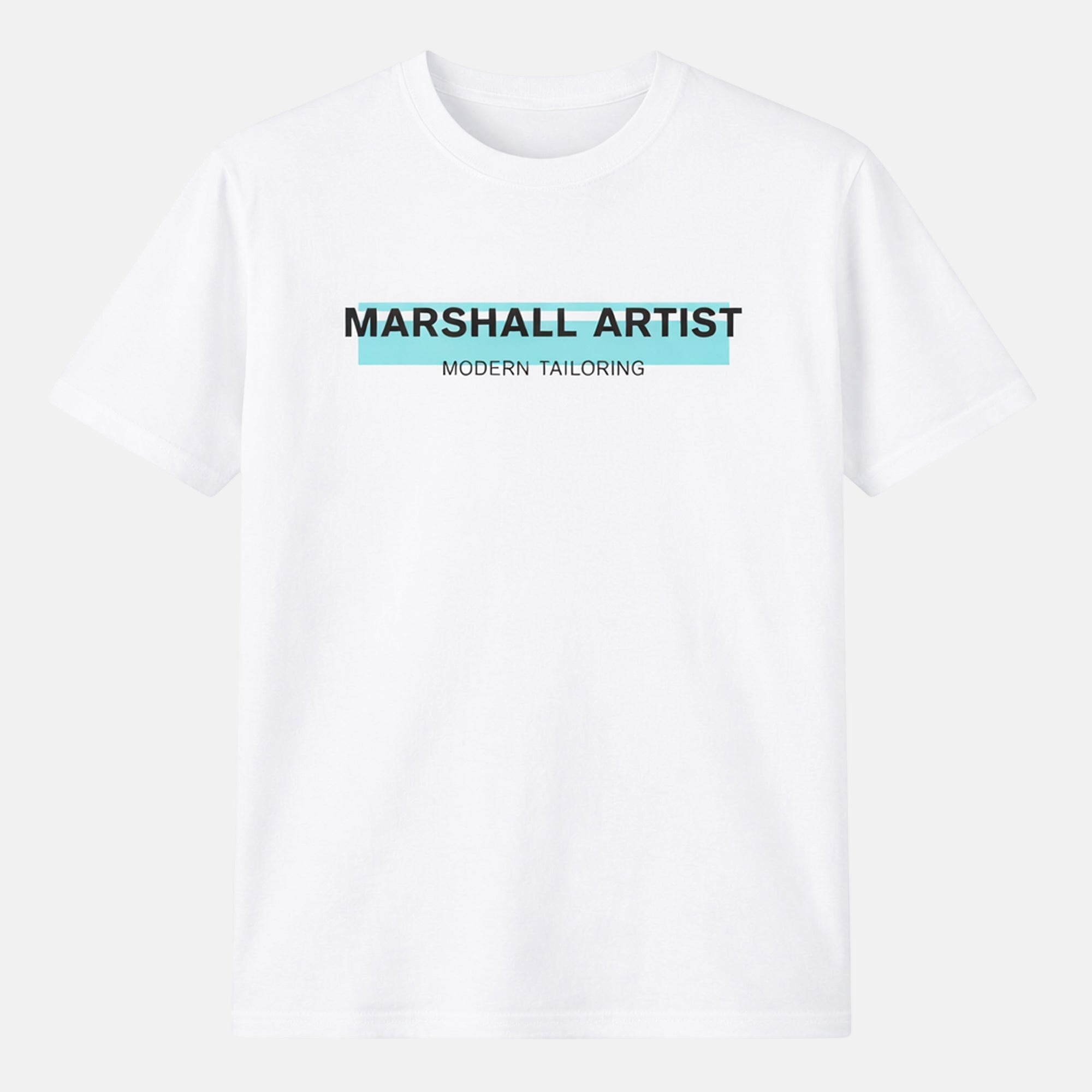 Marshall Artist Seafield Logo T-Shirt White - SPR1098-M - northern threads uk