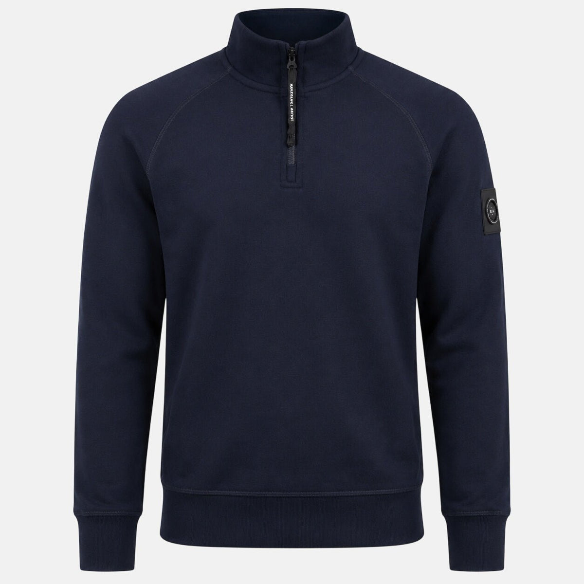 Marshall Artist Siren 1/4 Zip Sweatshirt Navy | Northern Threads Designer Menswear
