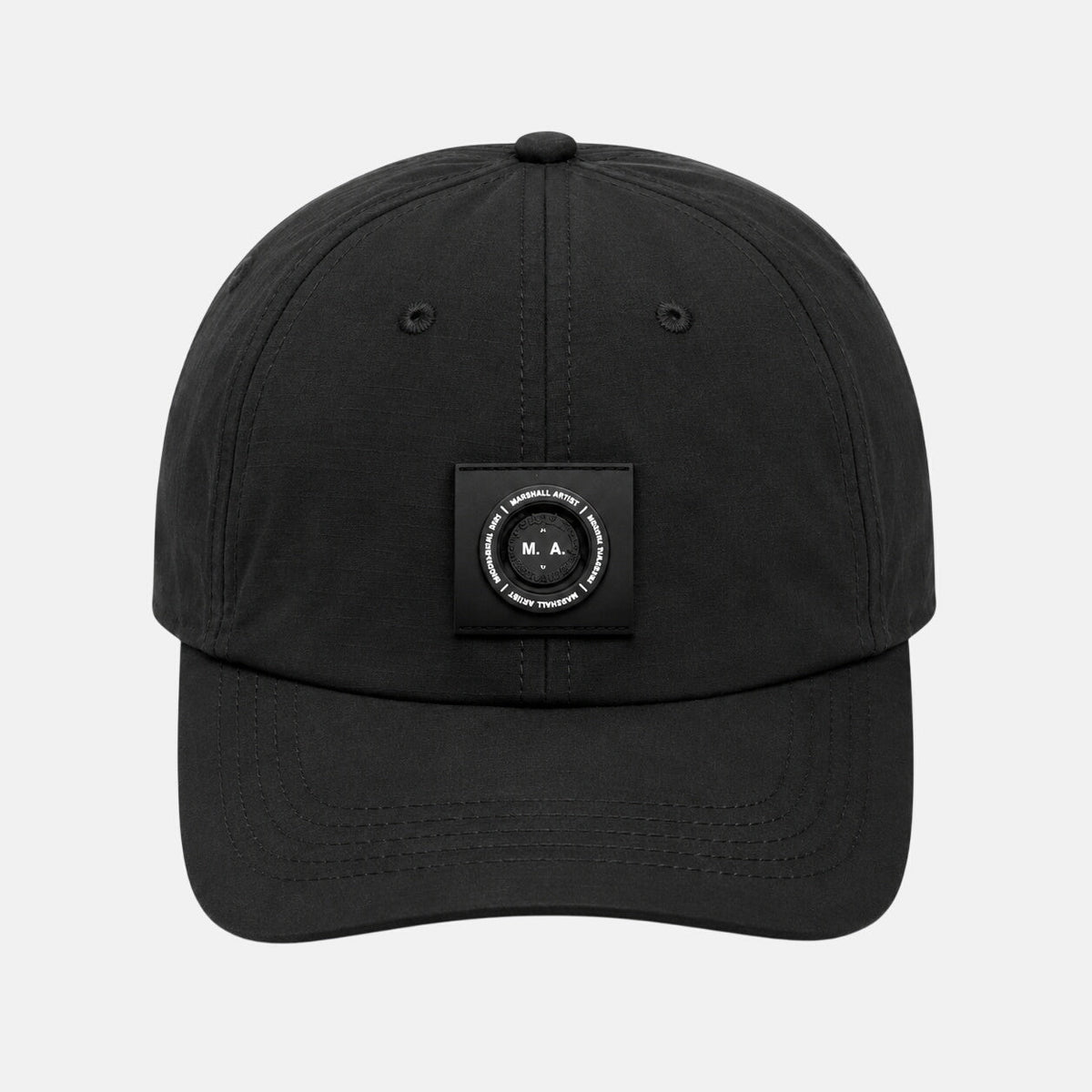 Marshall Artist Siren Nylon Ripstop Cap Black | Northern Threads Designer Menswear