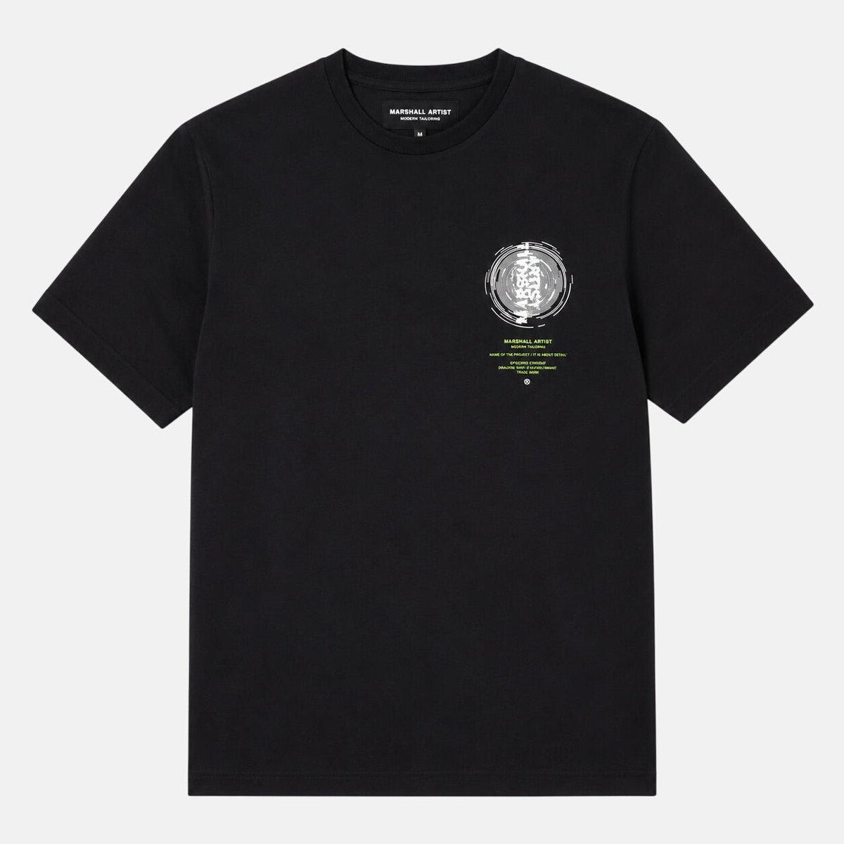 Marshall Artist Space Face T-Shirt Black | Northern Threads Designer Menswear