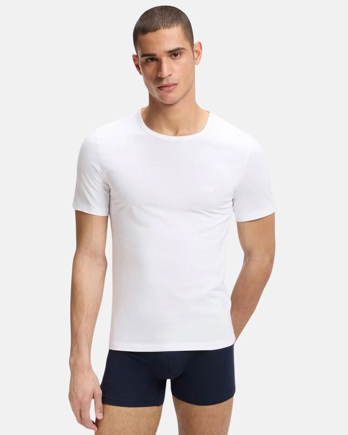 BOSS 3-Pack Cotton T-Shirts White Beige Grey - Northern Threads