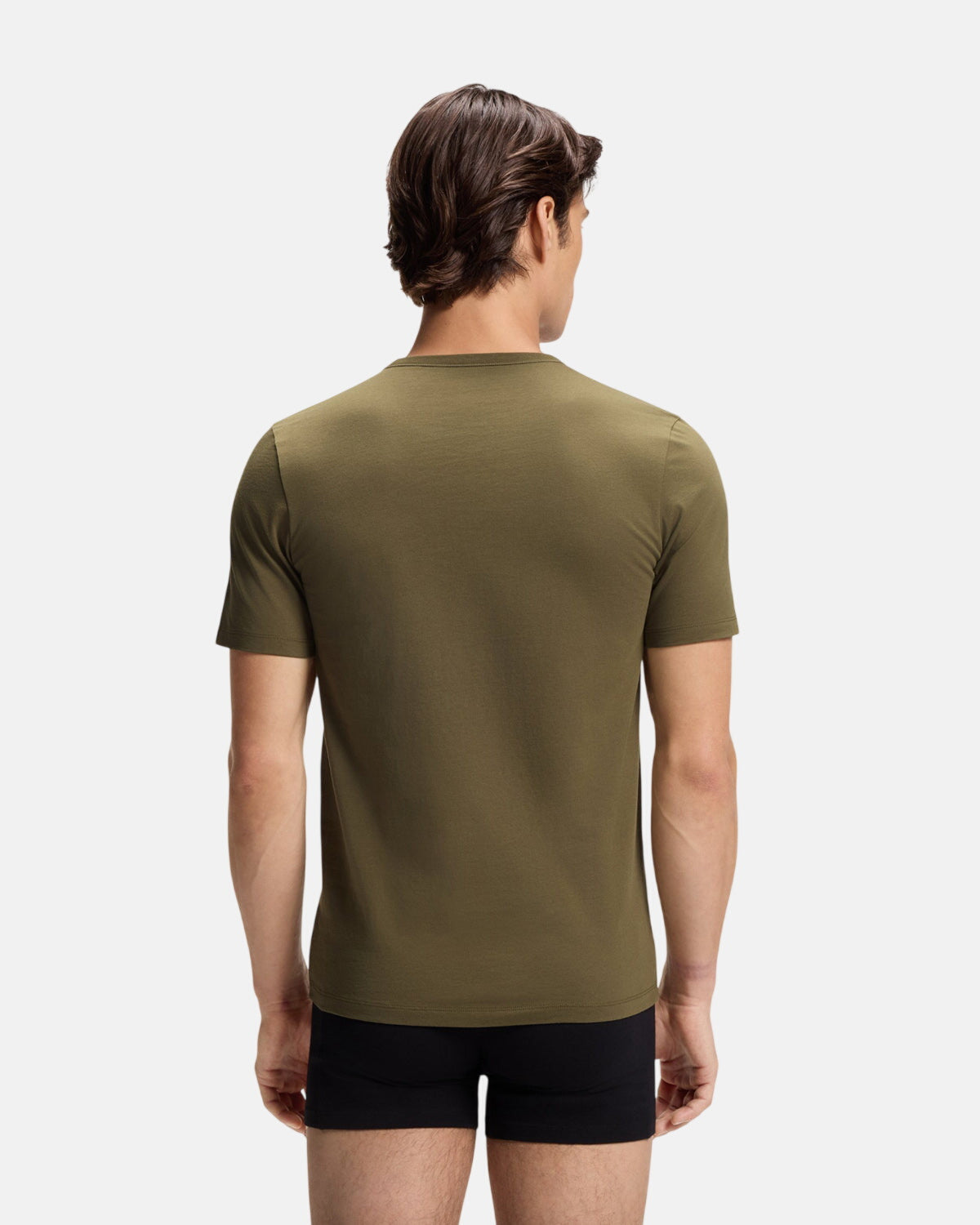 HUGO 3-Pack Cotton T-Shirts Black Grey Green - Northern Threads