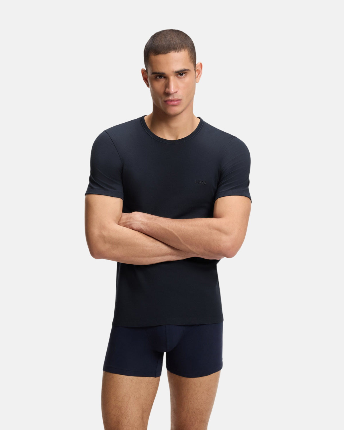 BOSS 3-Pack Cotton T-Shirts Sky Navy Blue - Northern Threads