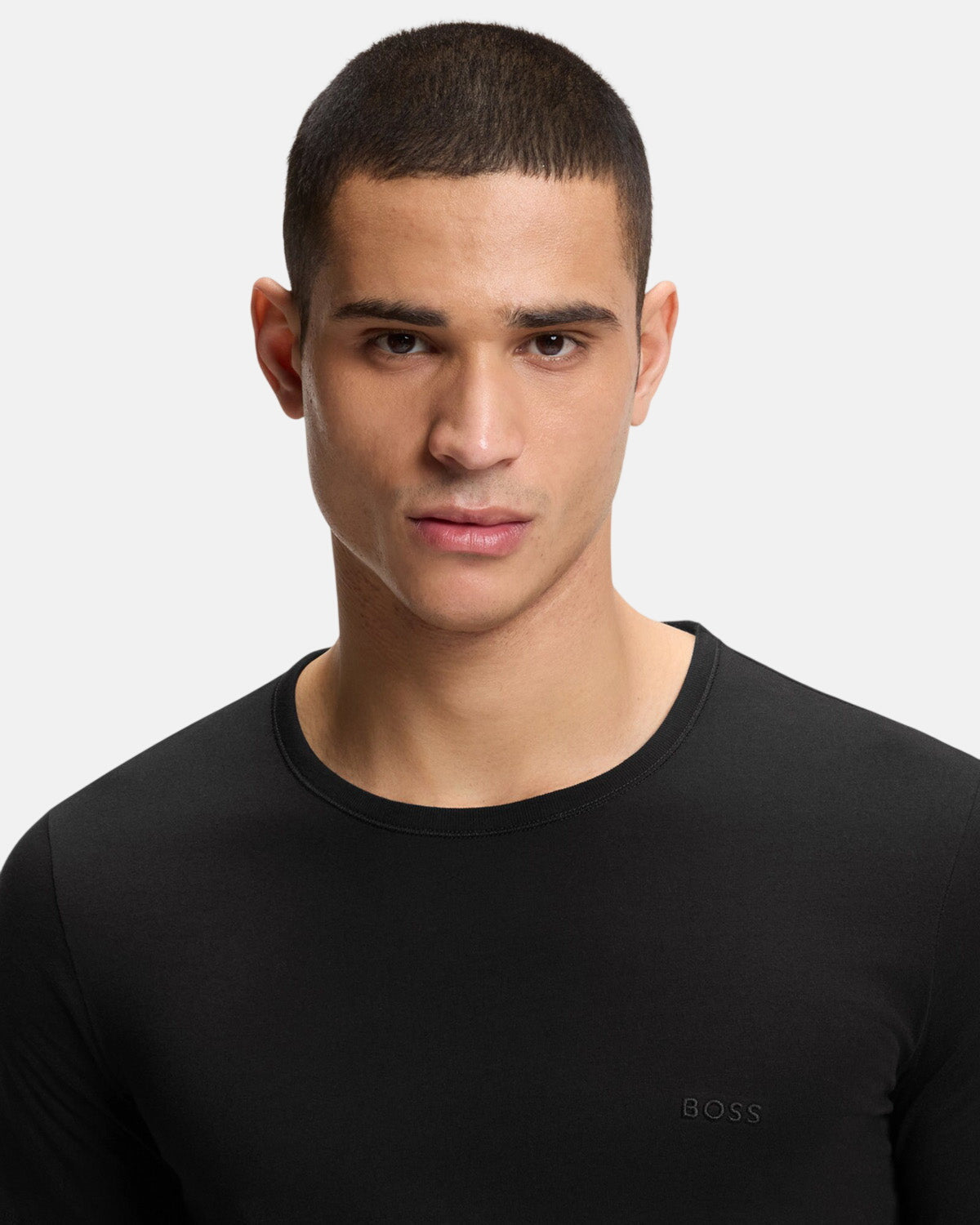 BOSS 3-Pack Cotton T-Shirts Black - Northern Threads