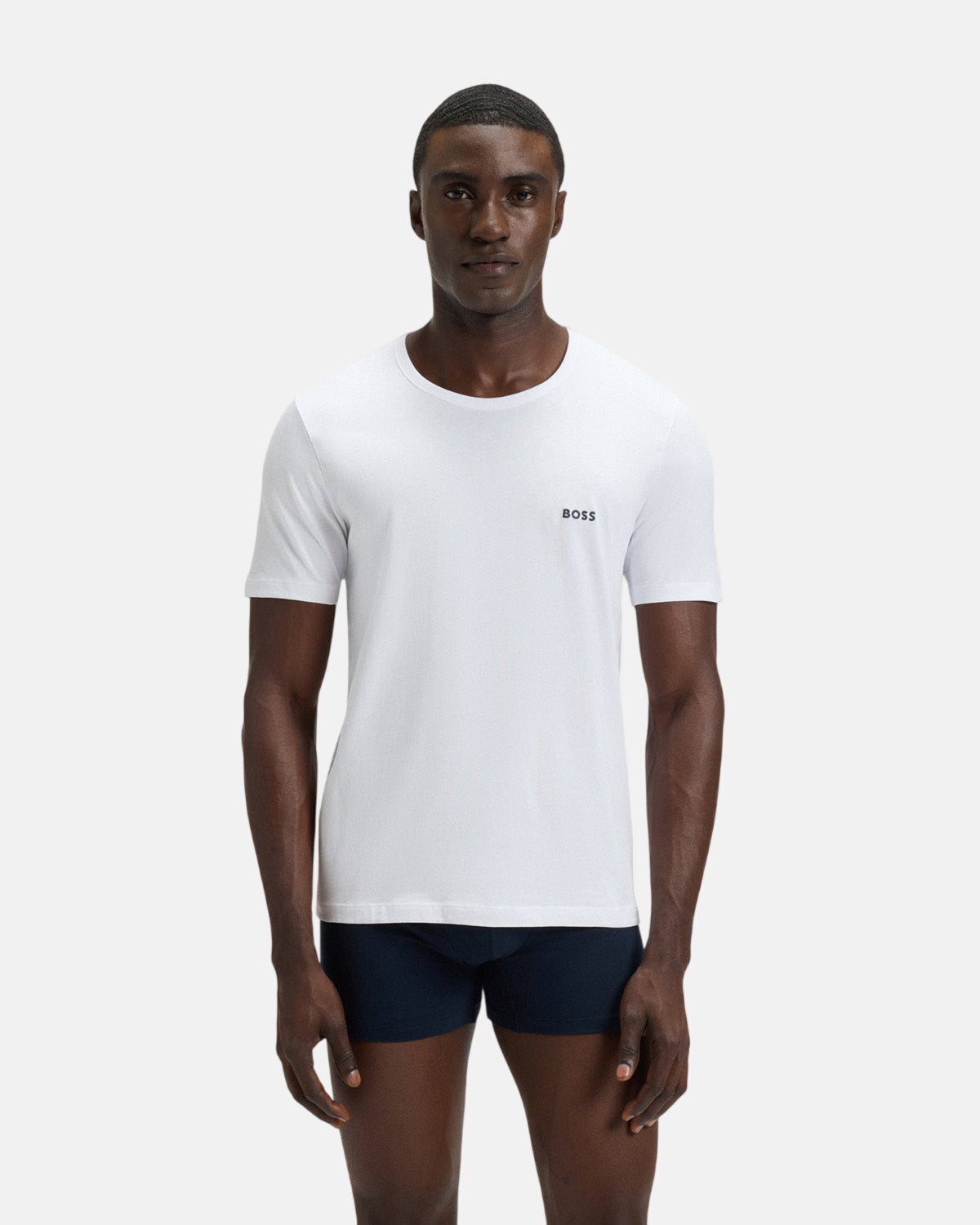 BOSS 3-Pack Cotton T-Shirts White Navy Grey - Northern Threads
