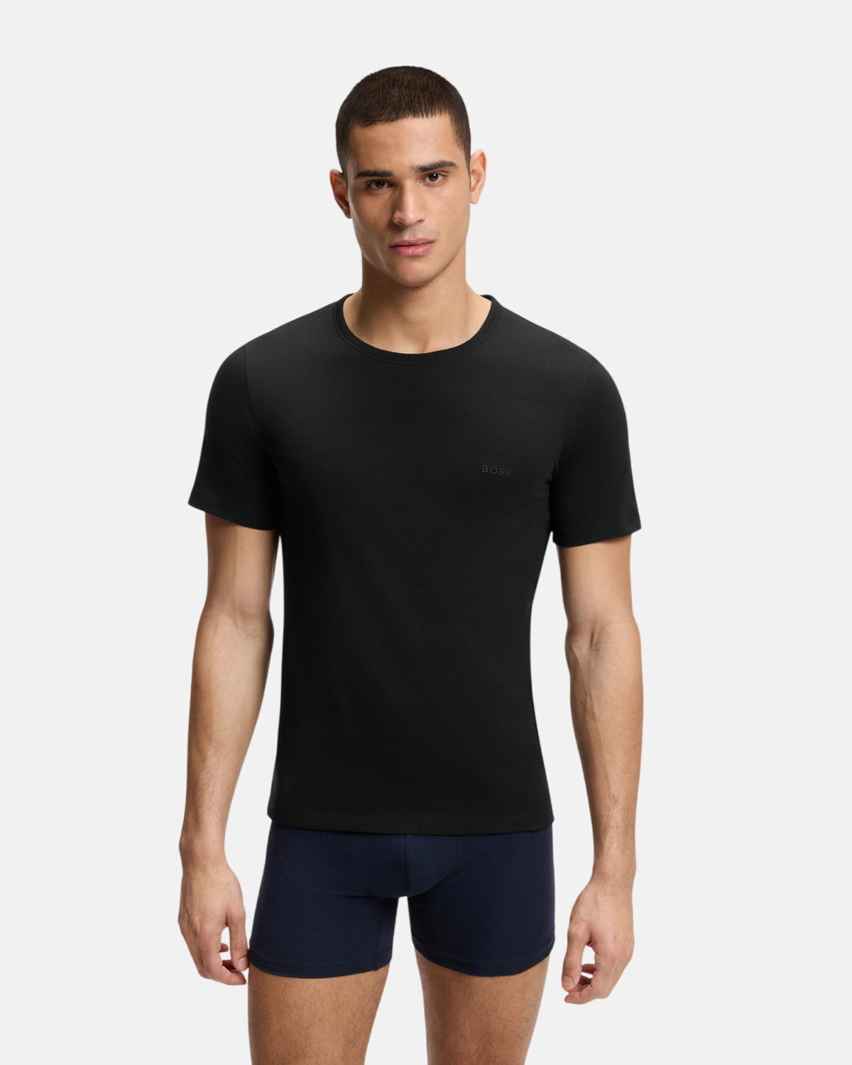 BOSS 3-Pack Cotton T-Shirts Black - Northern Threads