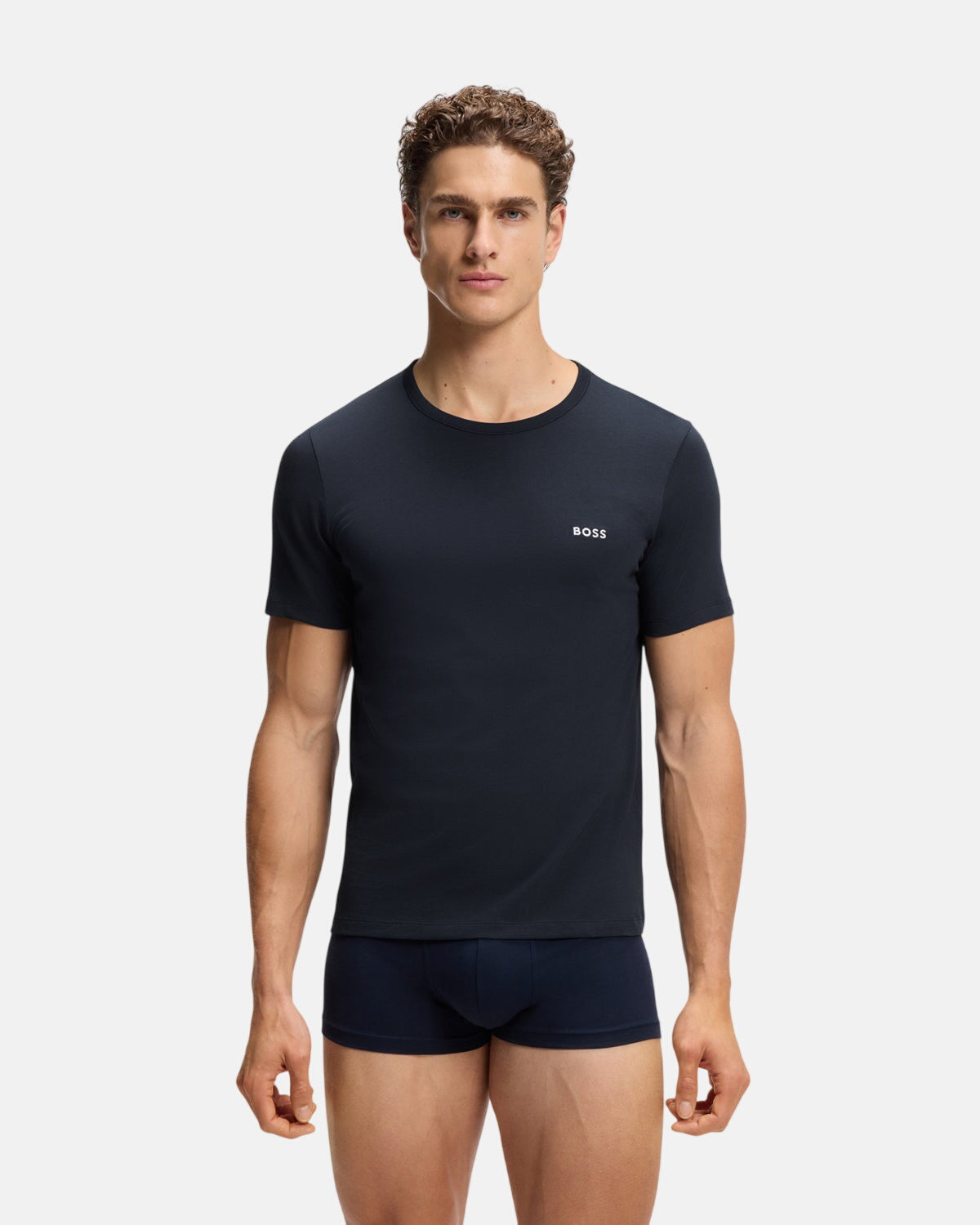 BOSS 3-Pack Cotton T-Shirts Green Navy Blue - Northern Threads