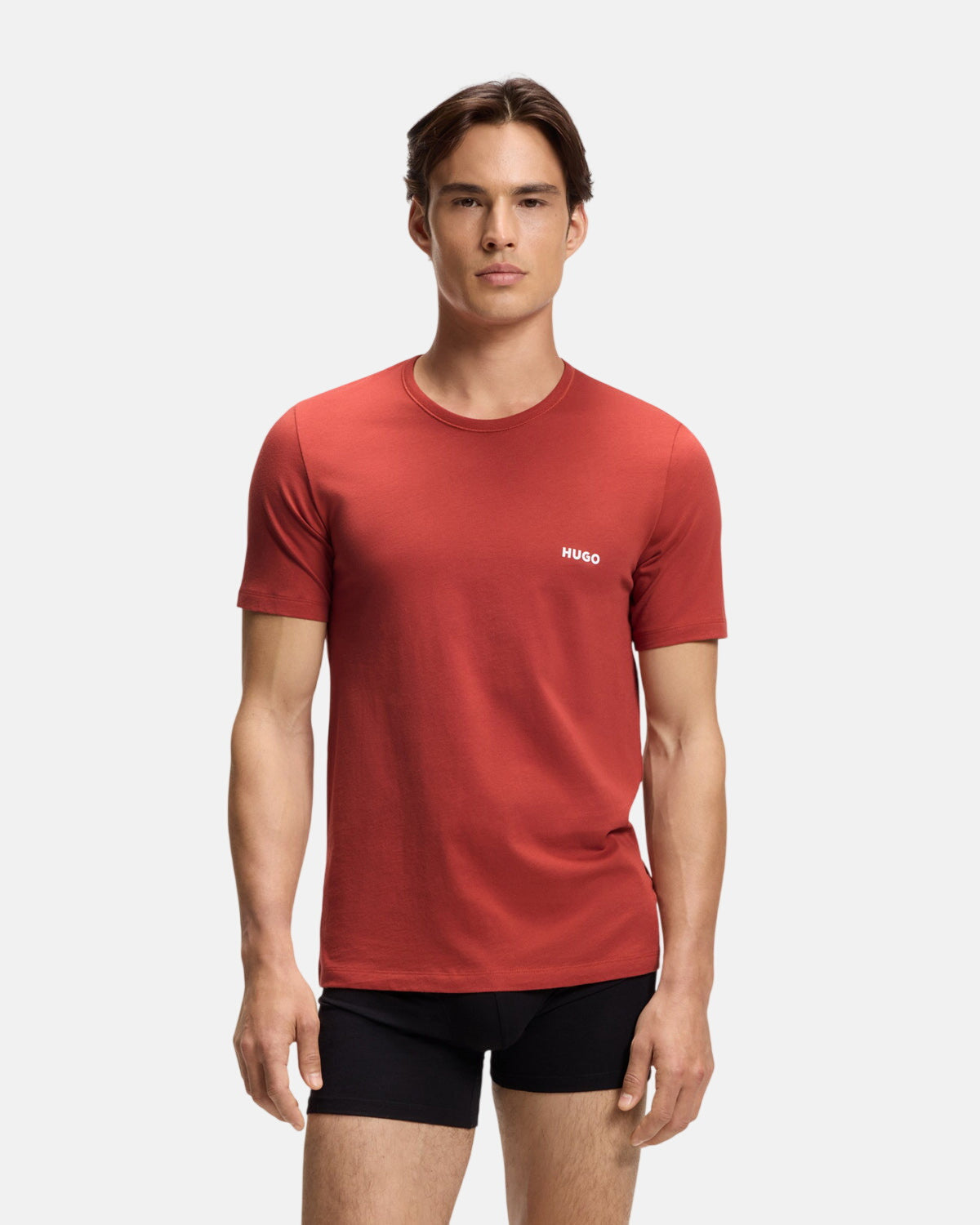HUGO 3-Pack Cotton T-Shirts White Beige Red - Northern Threads