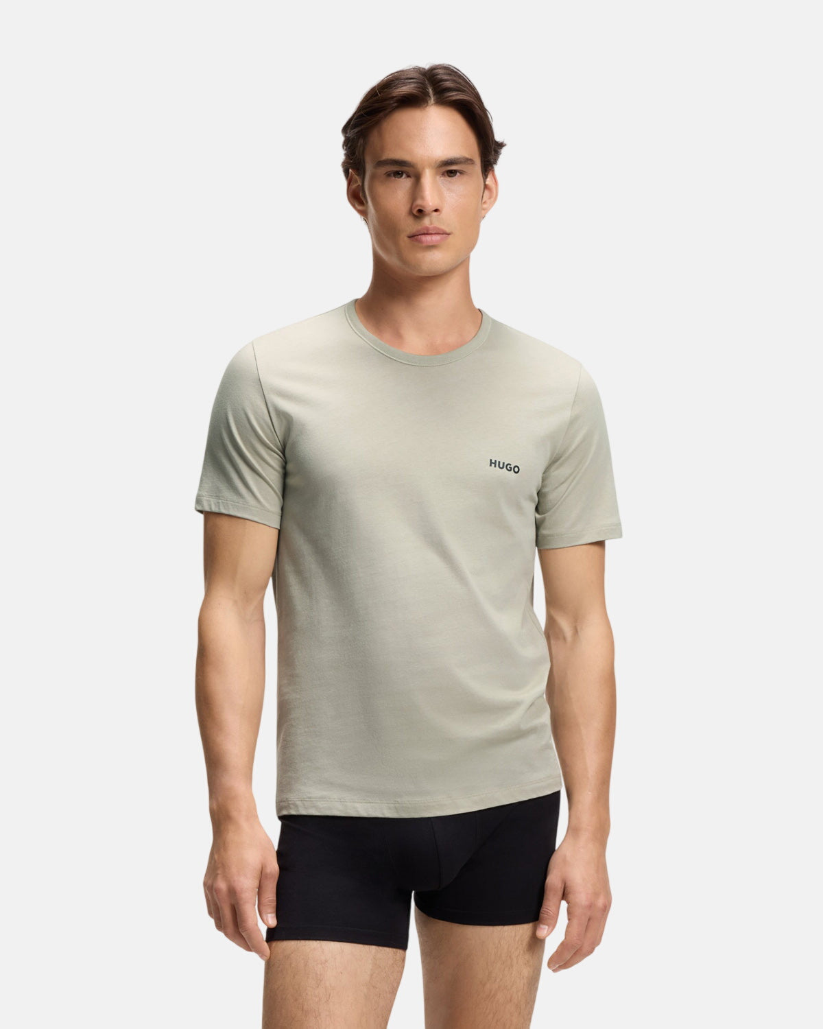 HUGO 3-Pack Cotton T-Shirts White Beige Red - Northern Threads