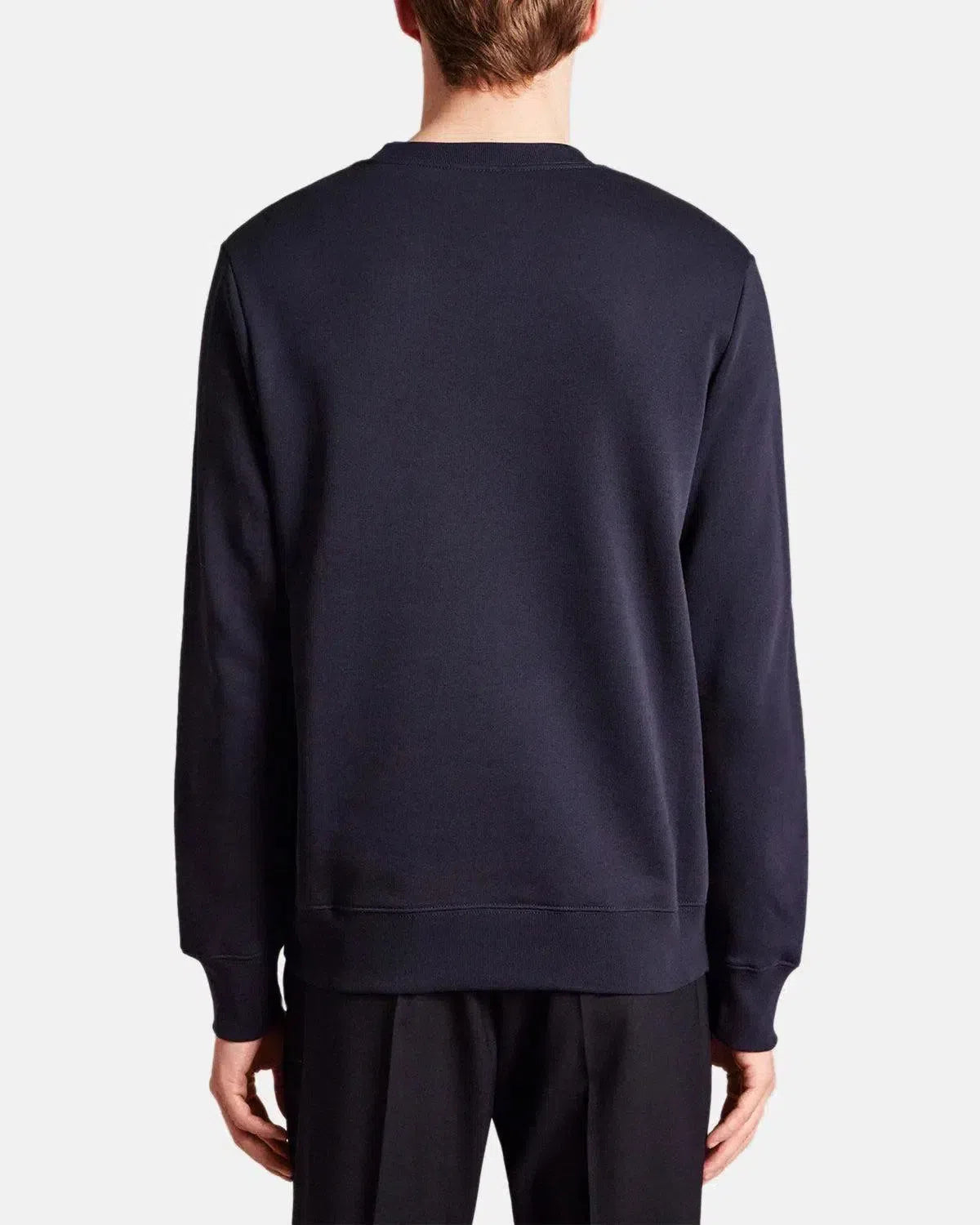 PAUL SMITH-PAUL SMITH PS COTTON ZEBRA LOGO SWEATSHIRT DARK NAVY-NORTHERN THREADS DESIGNER MENSWEAR