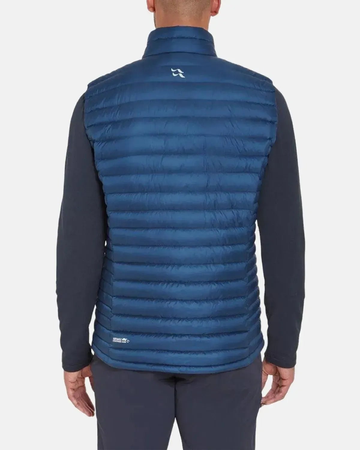 Rab Microlight Down Vest Tempest Blue | Northern Threads Designer Menswear