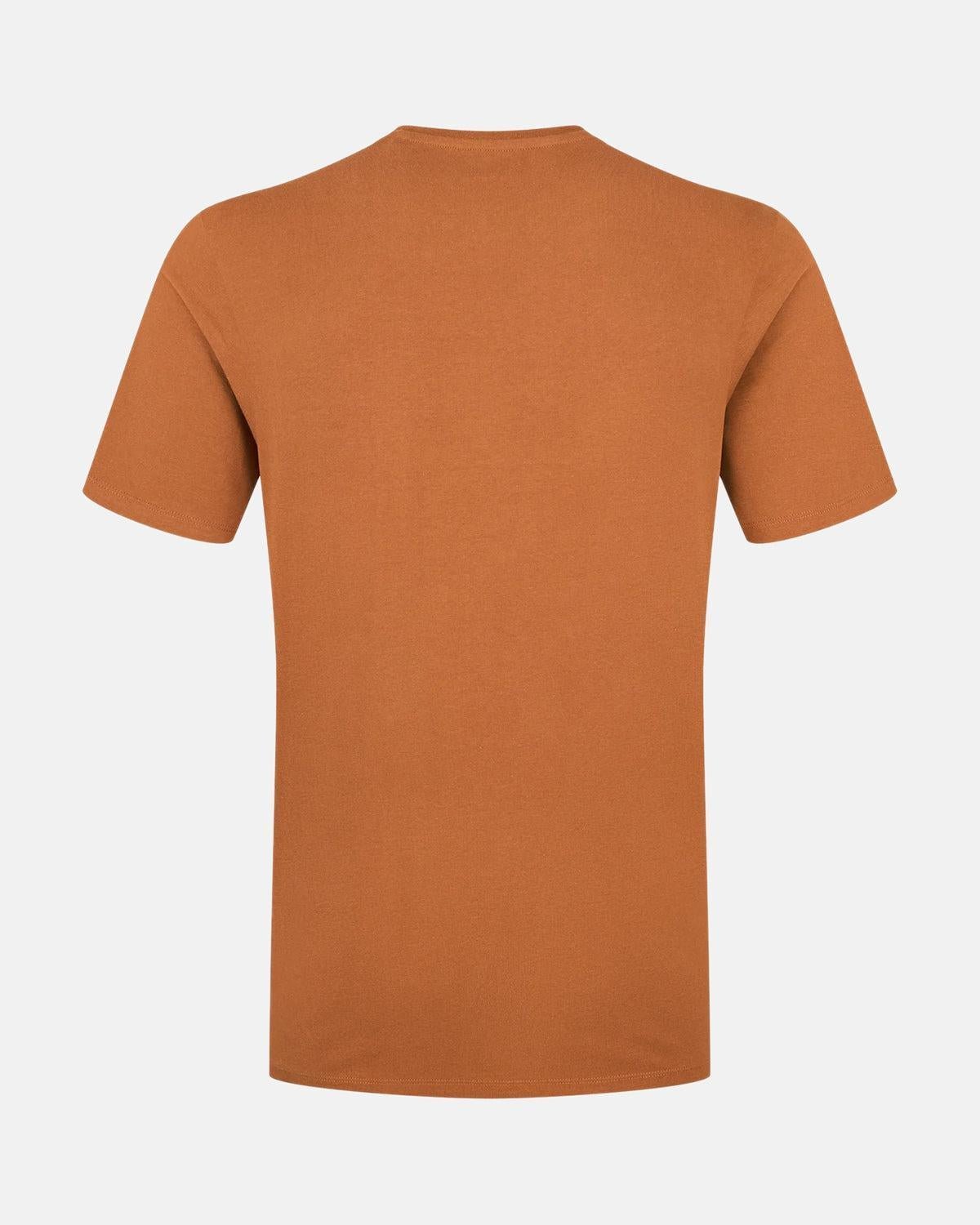 RAB NEXUS STANCE LOGO ORGANIC T - SHIRT RED EARTH - northern threads