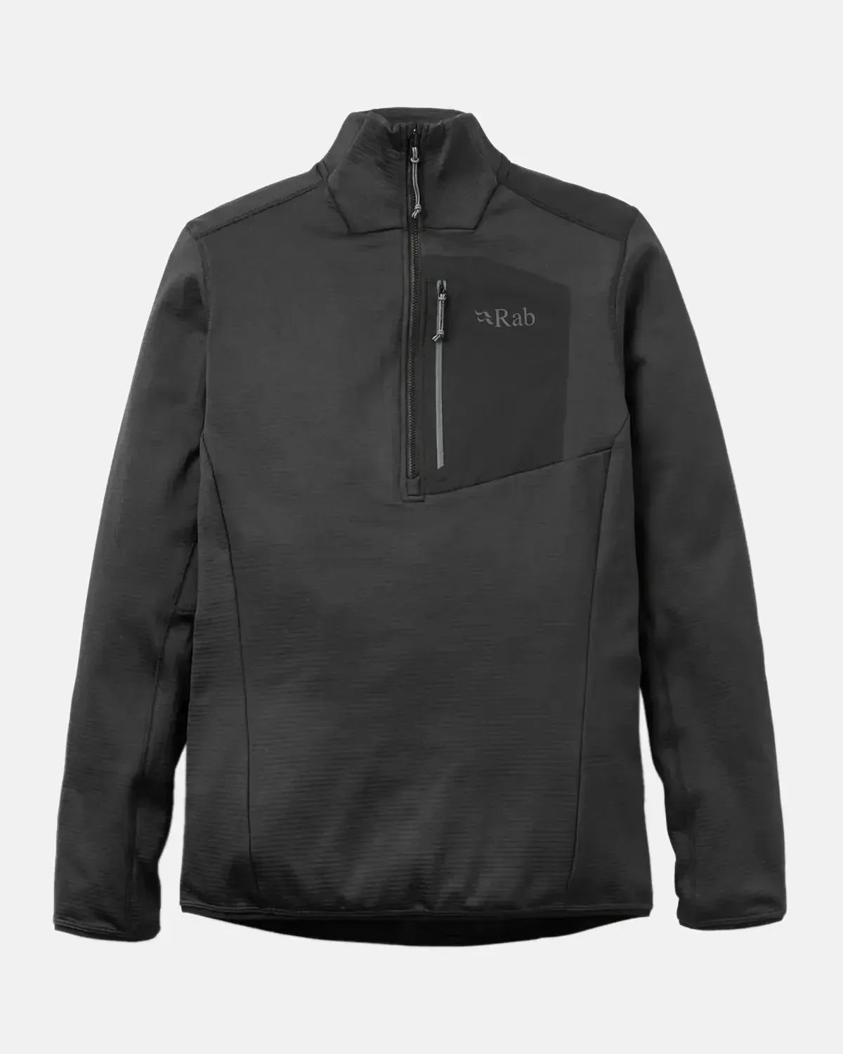 RAB-RAB ASCENDOR PULL-ON 1/4 ZIP FLEECE BLACK-NORTHERN THREADS DESIGNER MENSWEAR
