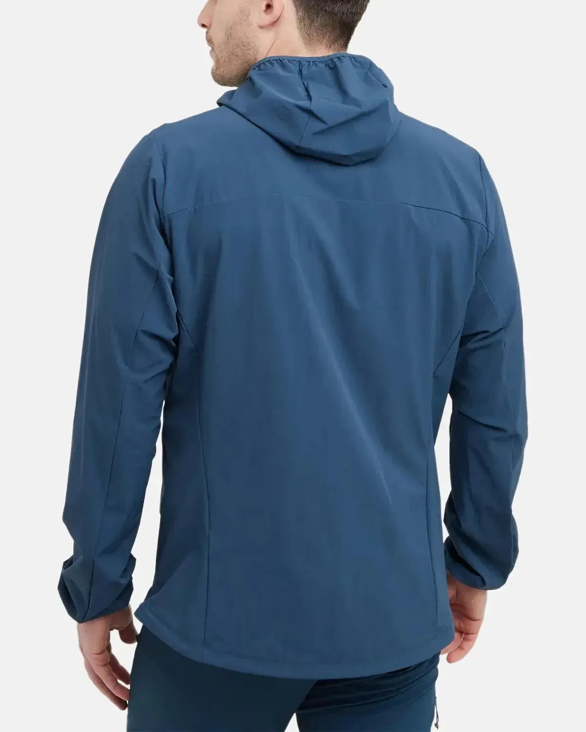 RAB-RAB BOREALIS HOODED JACKET TEMPEST BLUE-NORTHERN THREADS DESIGNER MENSWEAR