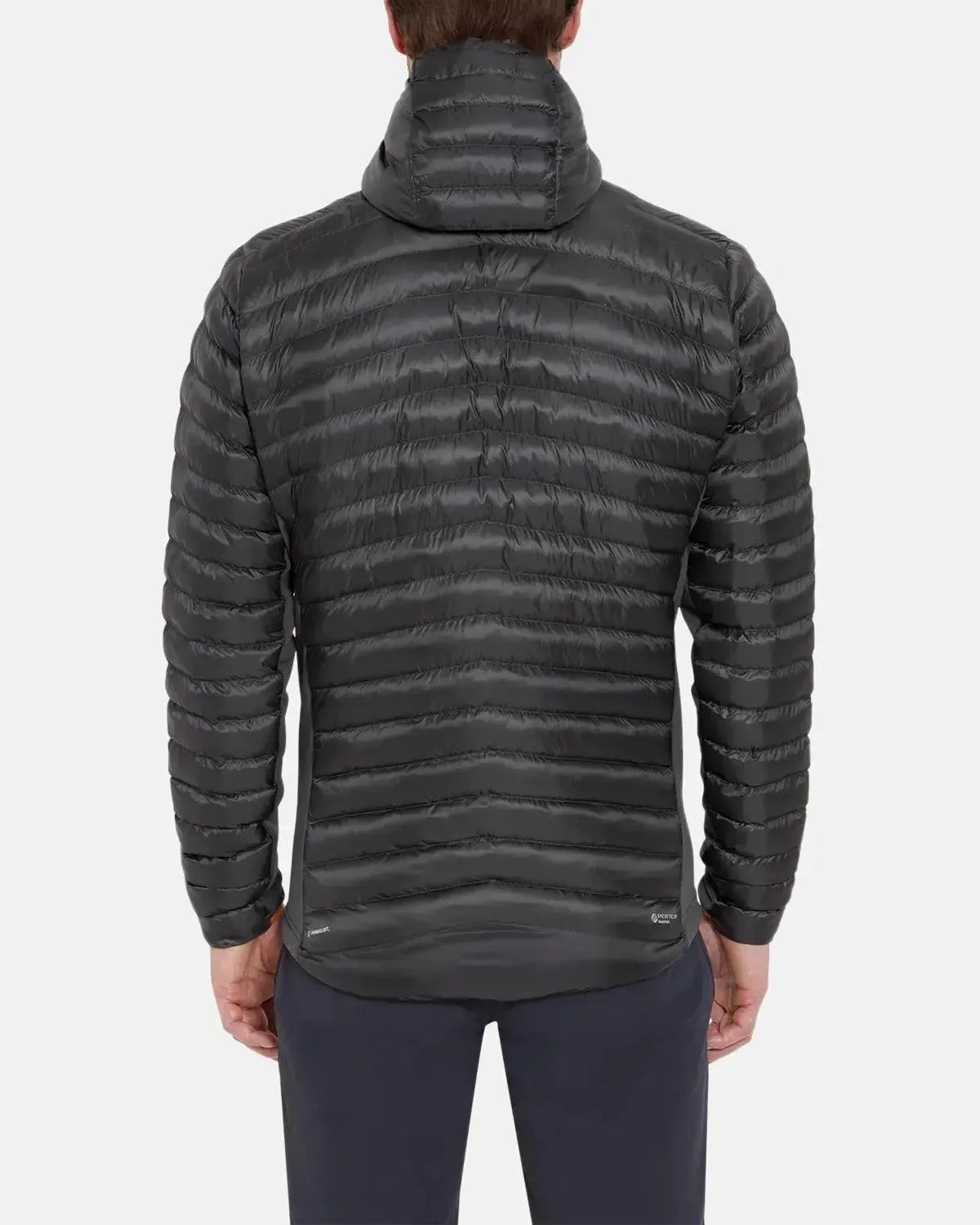 RAB-RAB CIRRUS FLEX INSULATED HOODED JACKET GRAPHENE-NORTHERN THREADS DESIGNER MENSWEAR