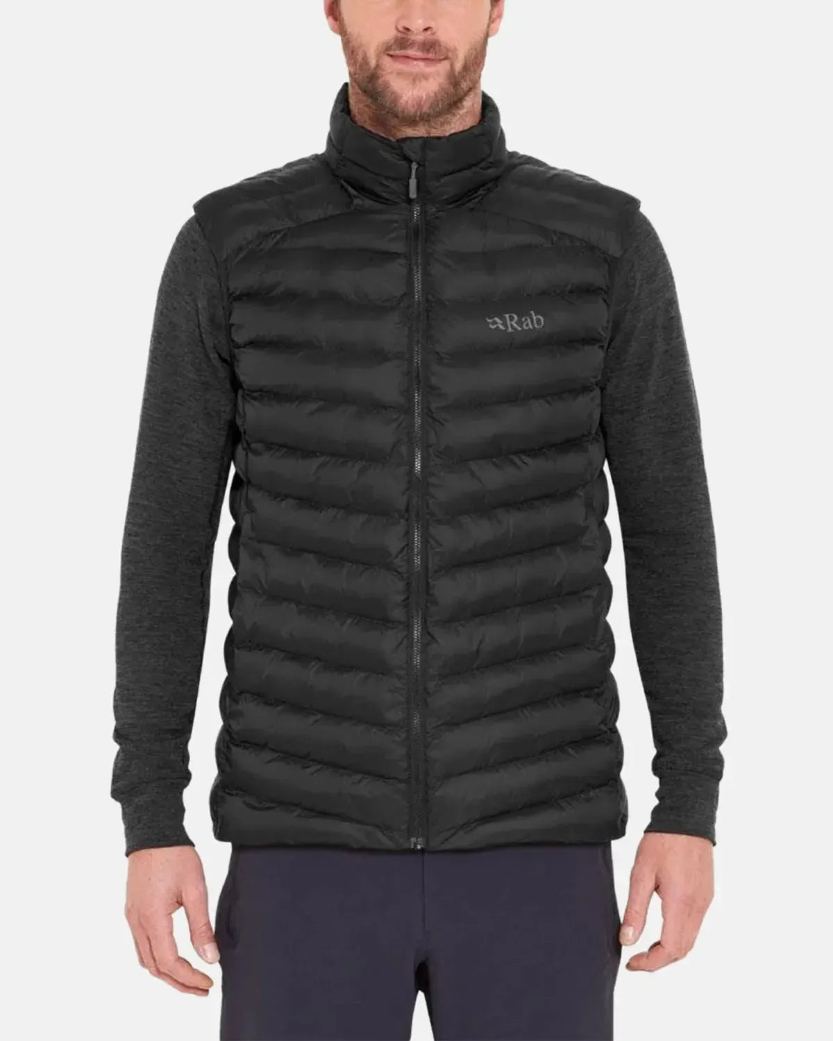 RAB-RAB CIRRUS INSULATED VEST BLACK-NORTHERN THREADS DESIGNER MENSWEAR