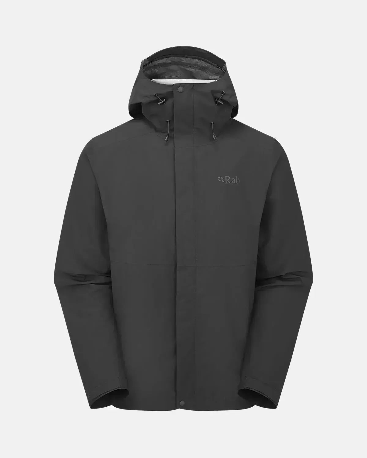 RAB-RAB DOWNPOOR WATERPROOF JACKET BLACK-NORTHERN THREADS DESIGNER MENSWEAR
