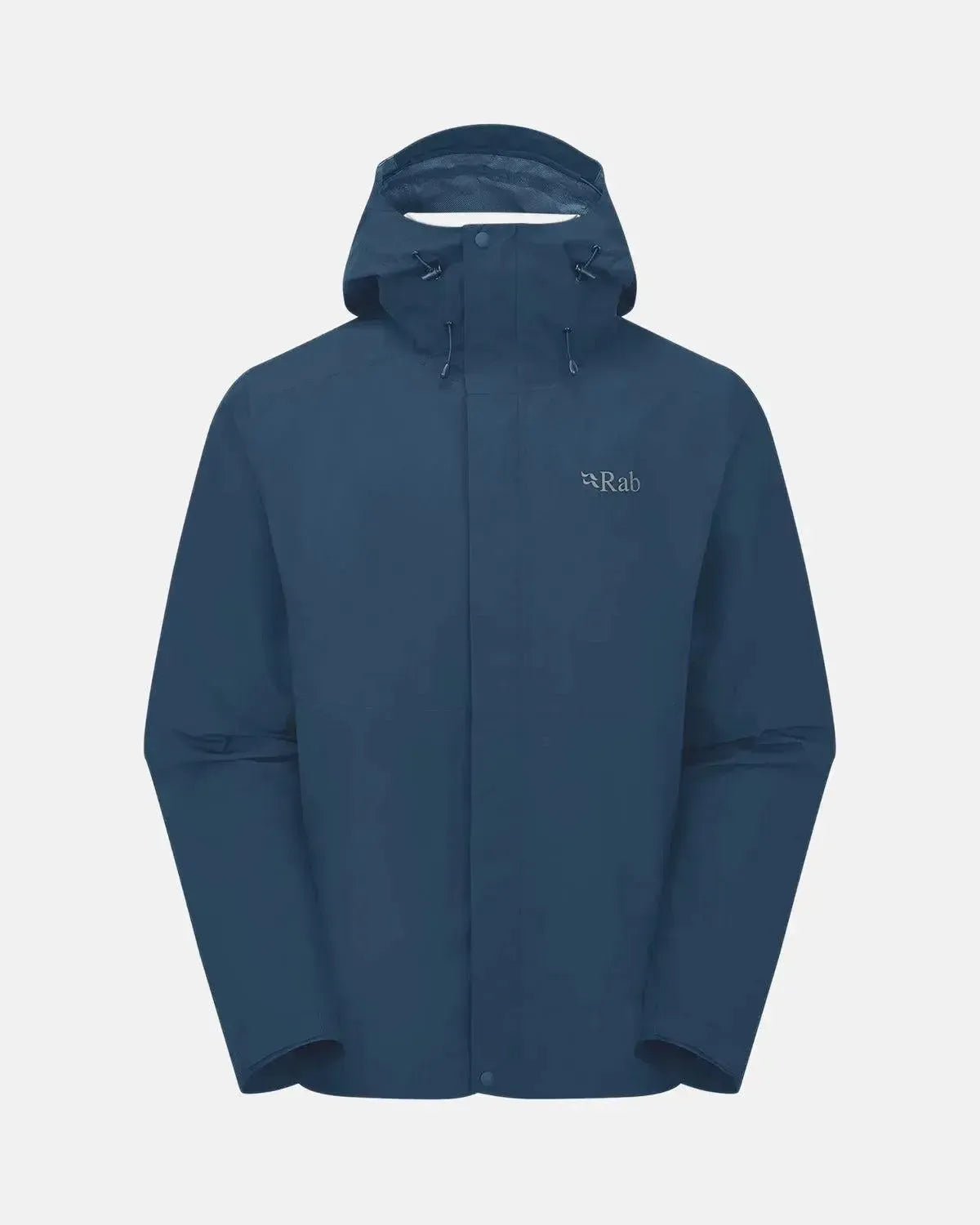 RAB-RAB DOWNPOOR WATERPROOF JACKET TEMPEST BLUE-NORTHERN THREADS DESIGNER MENSWEAR
