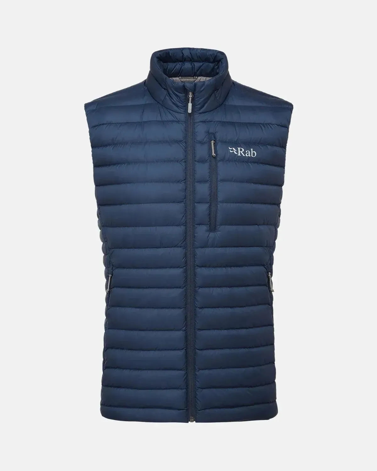 RAB-RAB MICROLIGHT DOWN VEST TEMPEST BLUE-NORTHERN THREADS DESIGNER MENSWEAR
