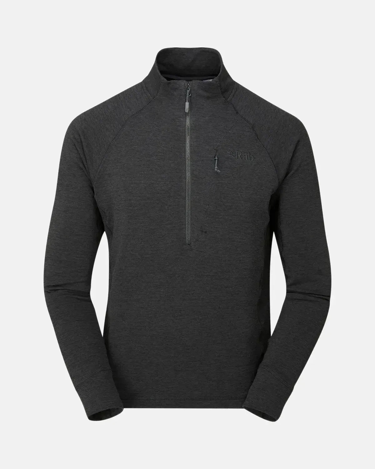 RAB-RAB NEXUS PULL-ON 1/4 ZIP FLEECE BLACK-NORTHERN THREADS DESIGNER MENSWEAR