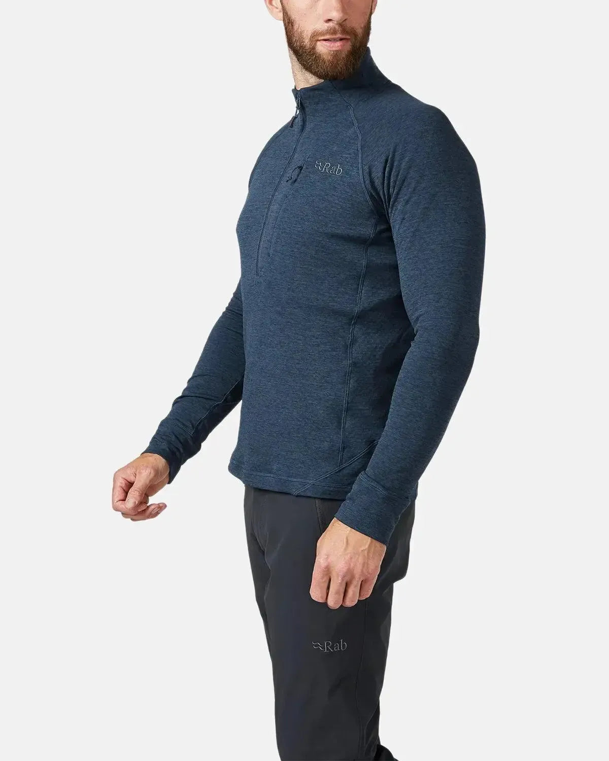 RAB-RAB NEXUS PULL-ON 1/4 ZIP FLEECE DEEP INK-NORTHERN THREADS DESIGNER MENSWEAR