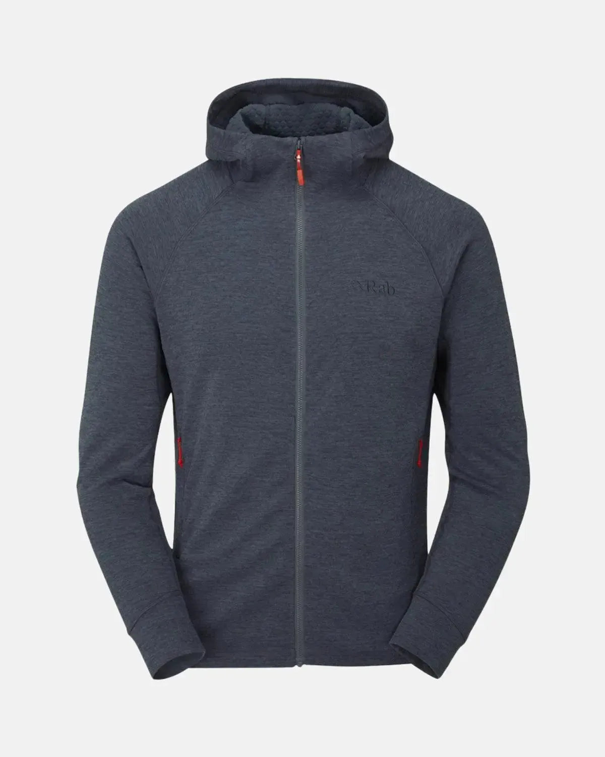 RAB-RAB NEXUS ZIP HOODED FLEECE STEEL-NORTHERN THREADS DESIGNER MENSWEAR