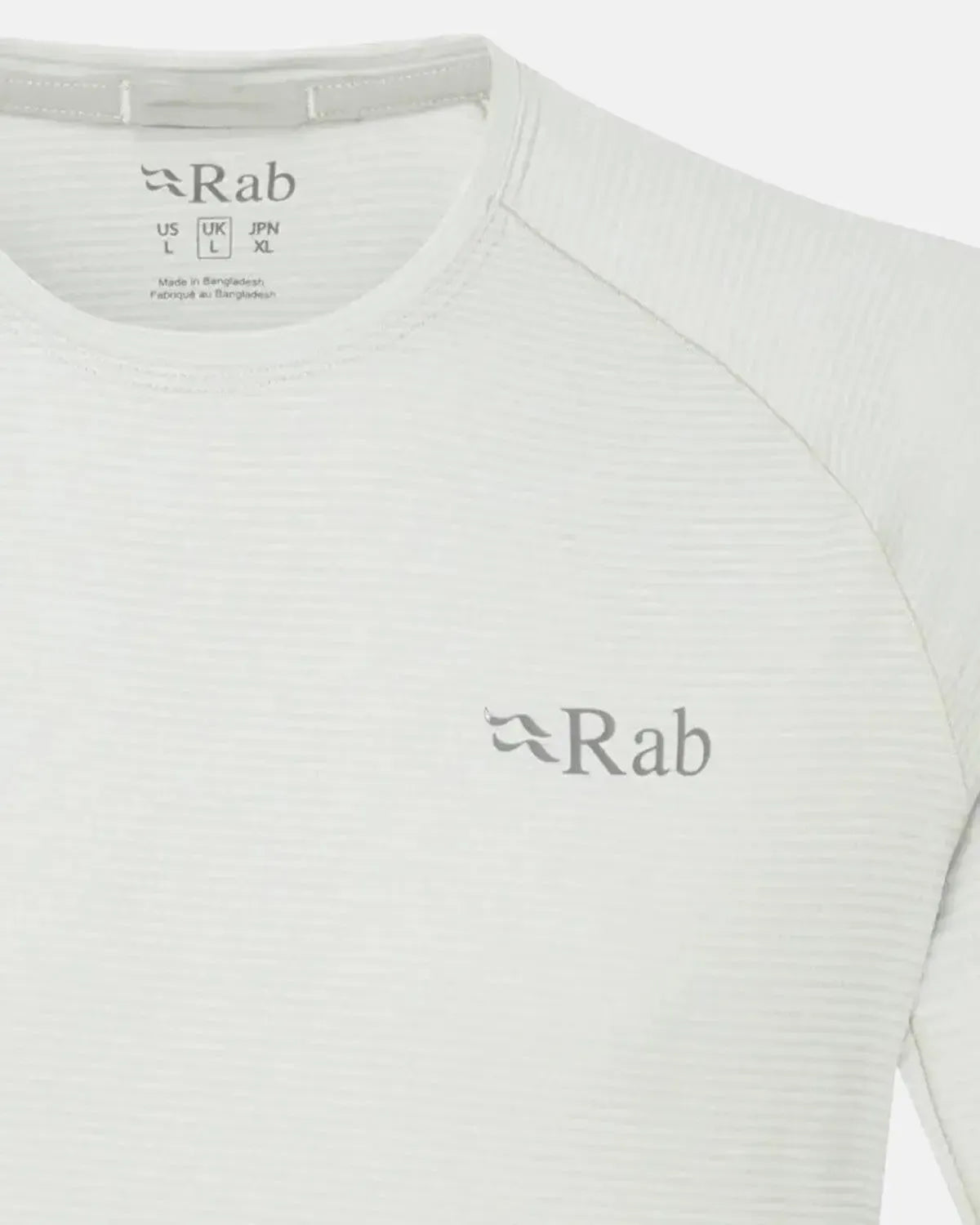 RAB-RAB SONIC T-SHIRT LIGHT ZINC-NORTHERN THREADS DESIGNER MENSWEAR