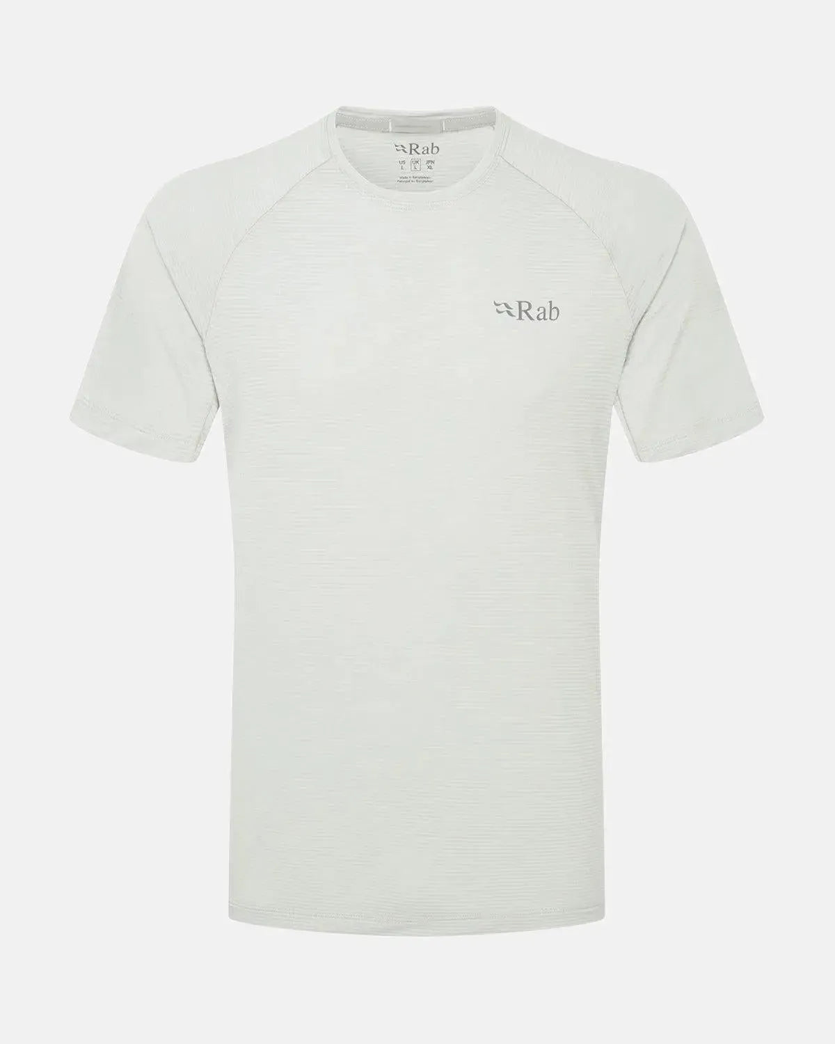 RAB-RAB SONIC T-SHIRT LIGHT ZINC-NORTHERN THREADS DESIGNER MENSWEAR