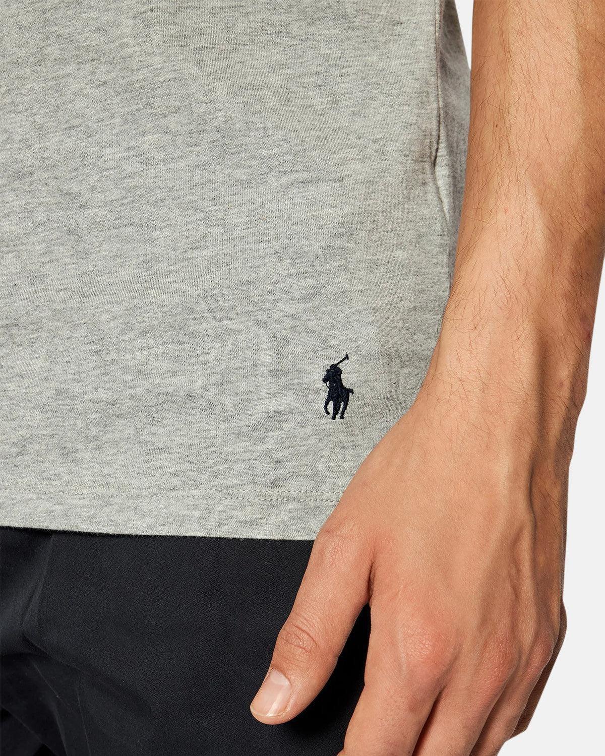 RALPH LAUREN 3 - PACK T - SHIRTS WHITE BLACK GREY - northern threads