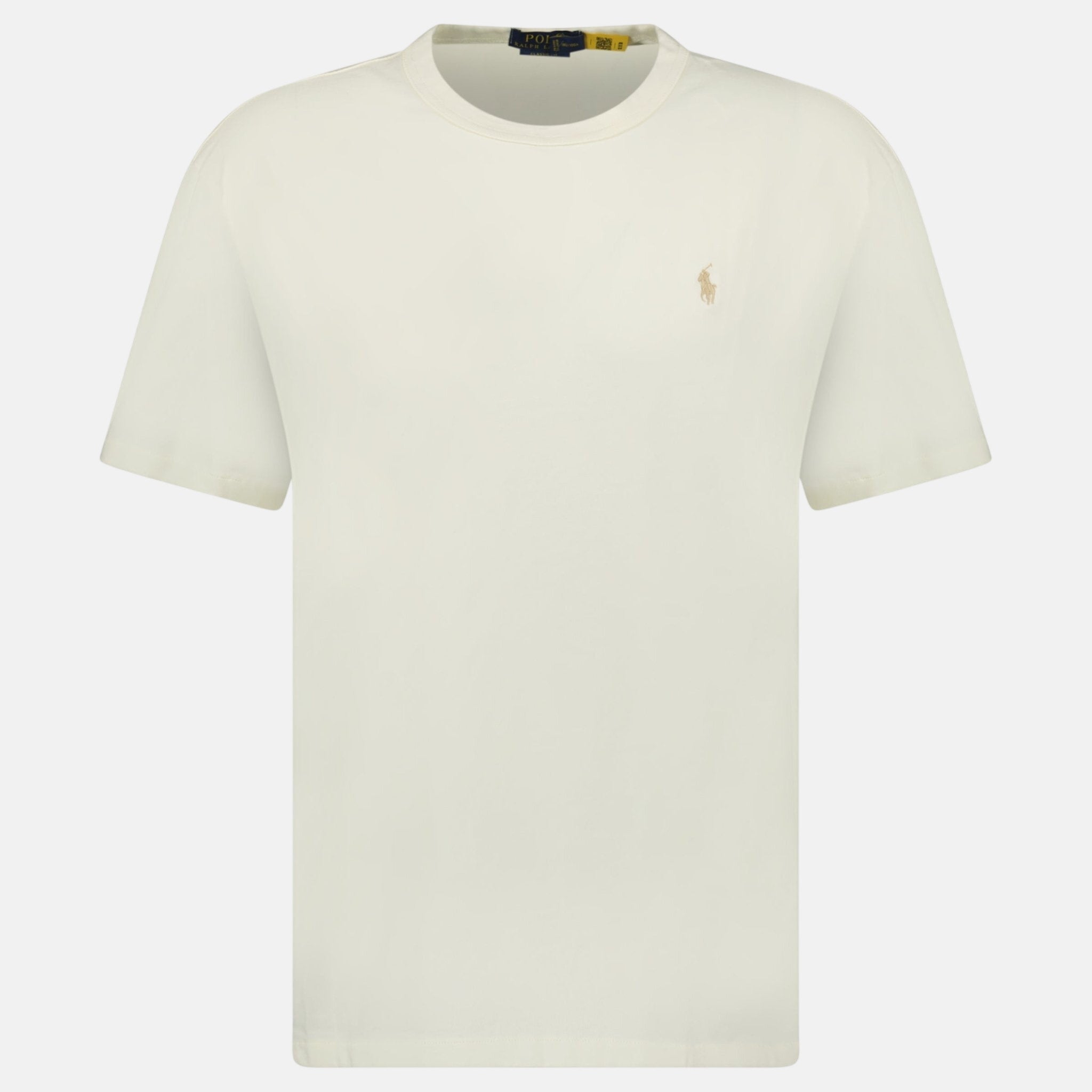 Ralph Lauren Classic Fit T-Shirt Clubhouse Cream - T2 - northern threads uk