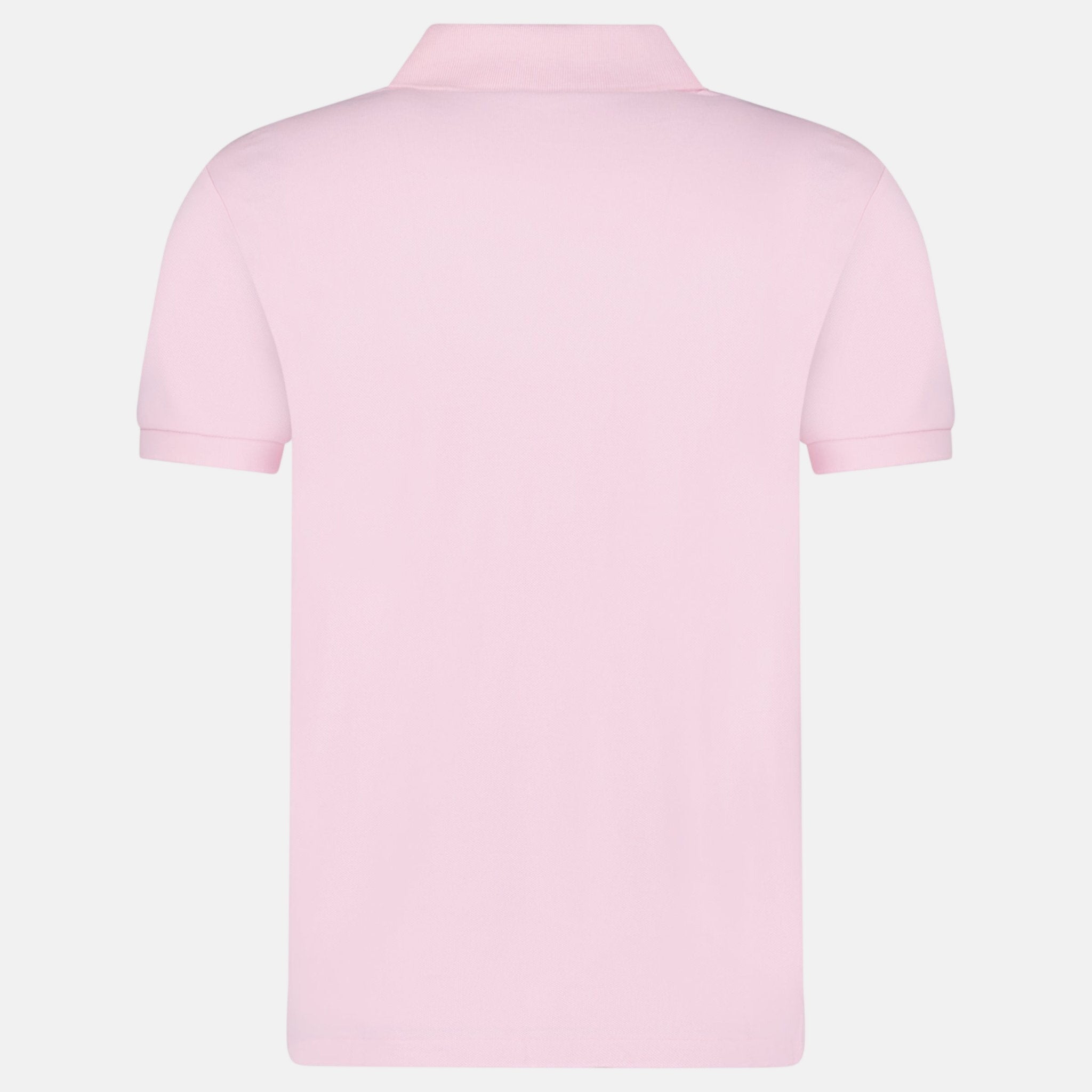 Ralph Lauren Cotton Custom Slim Fit Polo Shirt Pink - A72 - northern threads uk