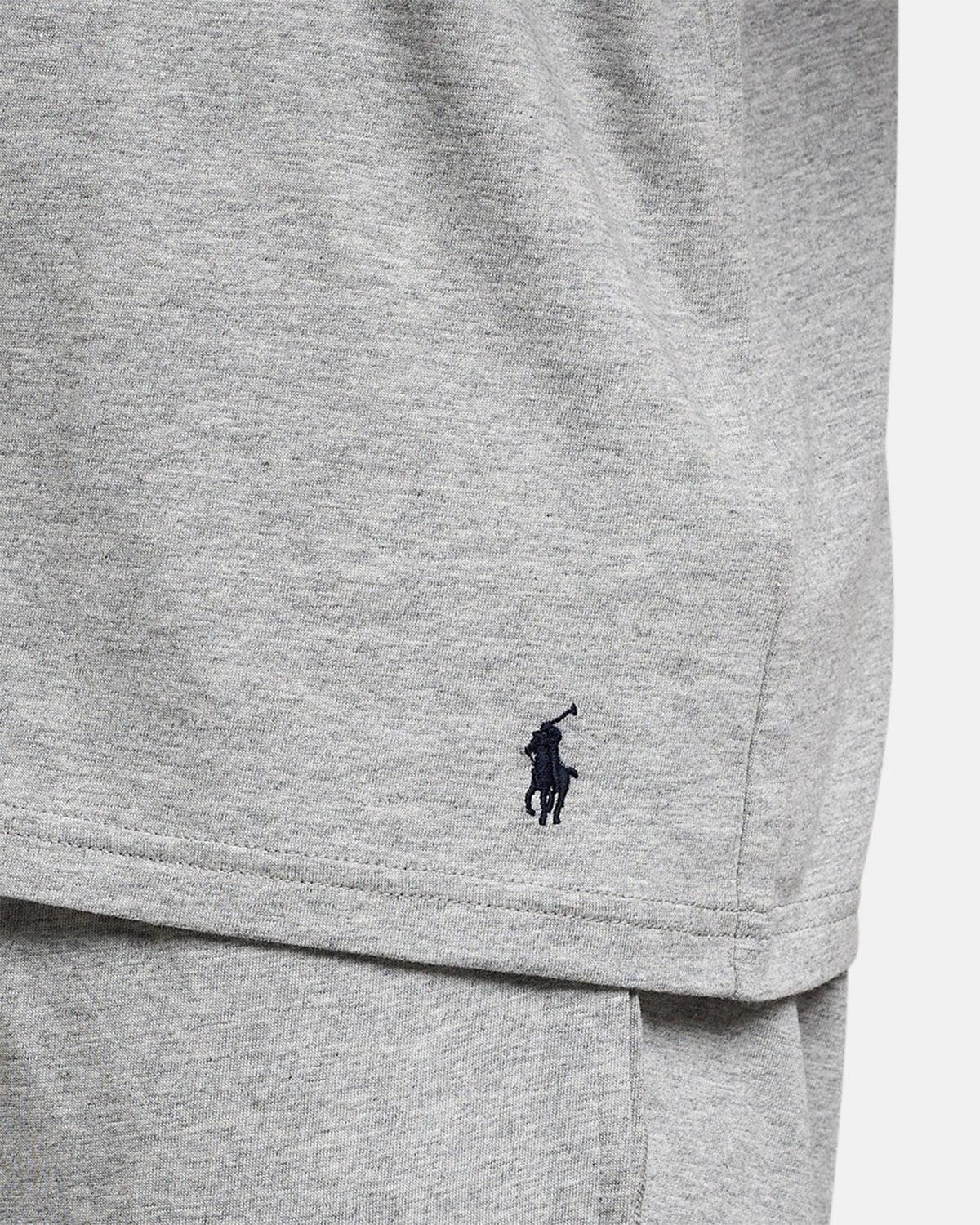 RALPH LAUREN COTTON JERSEY SLEEP HOODIE ANDOVER HEATHER - northern threads