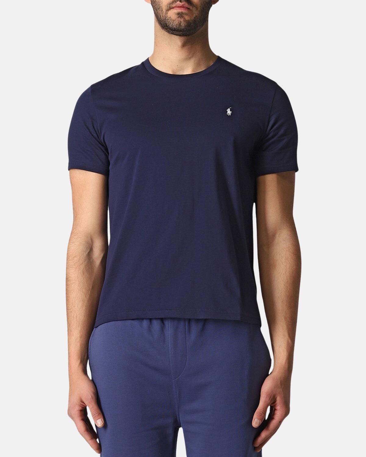 RALPH LAUREN COTTON JERSEY T - SHIRT NAVY - northern threads