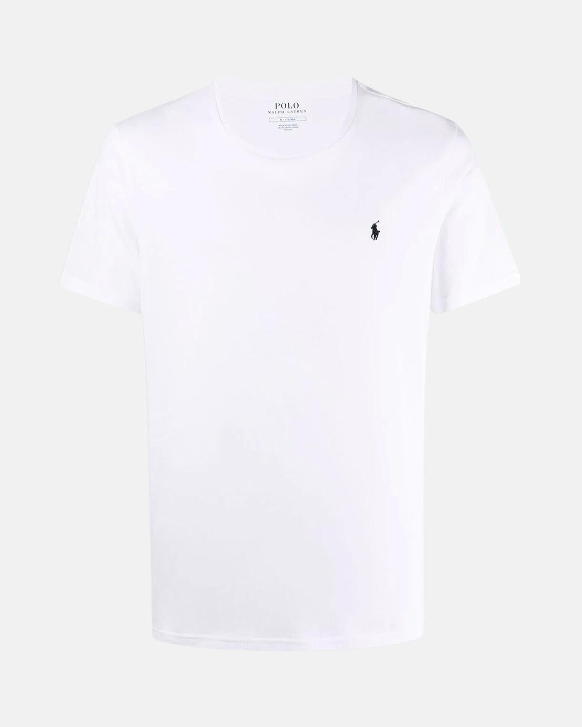 RALPH LAUREN COTTON JERSEY T - SHIRT WHITE - RALPH-LAUREN-714844756-004-S - northern threads uk