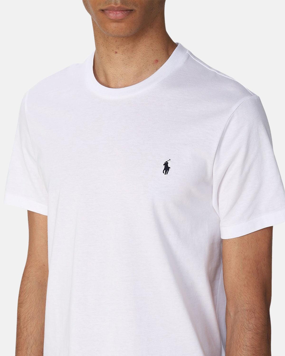 RALPH LAUREN COTTON JERSEY T - SHIRT WHITE - RALPH-LAUREN-714844756-004-S - northern threads uk