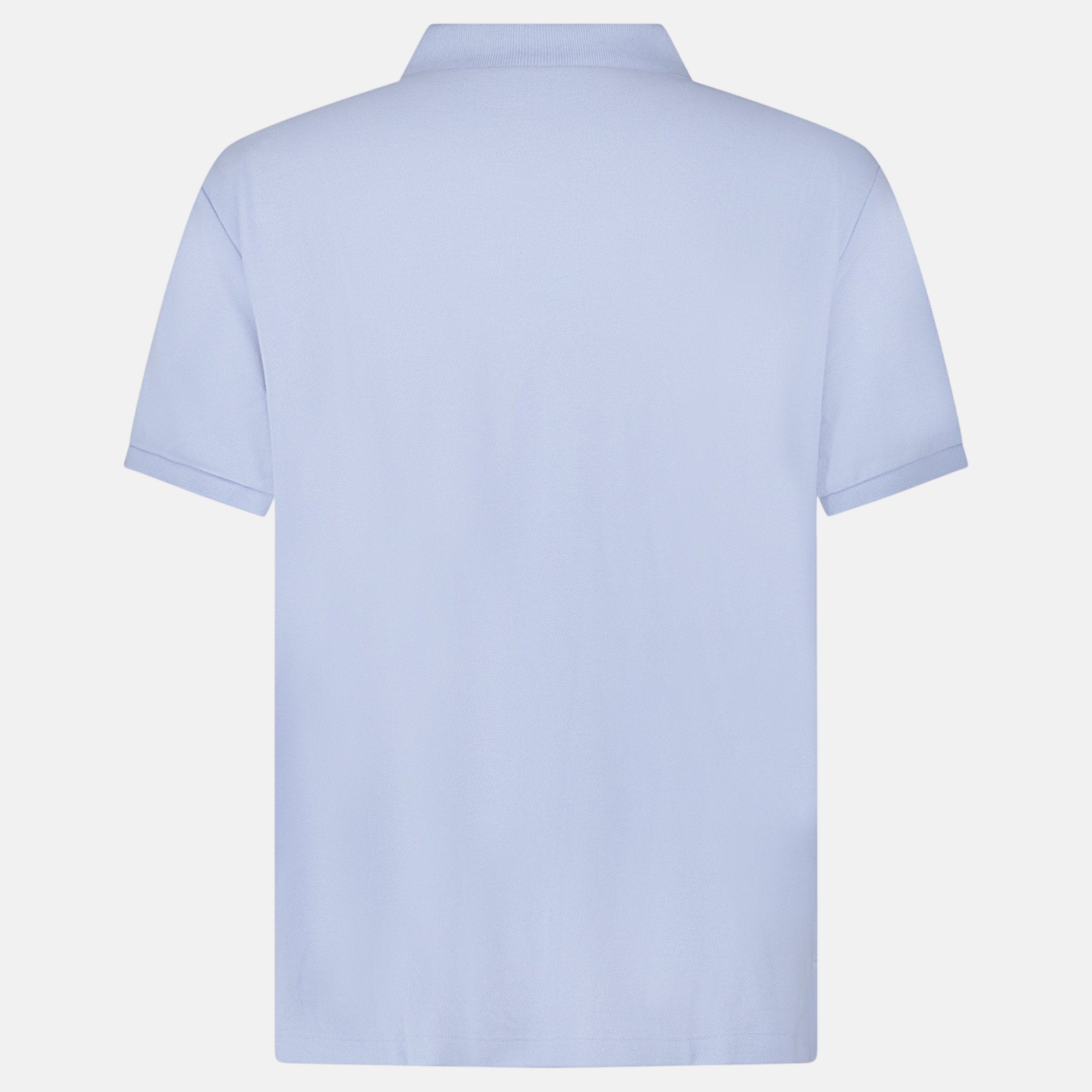 Ralph Lauren Cotton Mesh Custom Slim Fit Polo Shirt Light Blue - A72 - northern threads uk