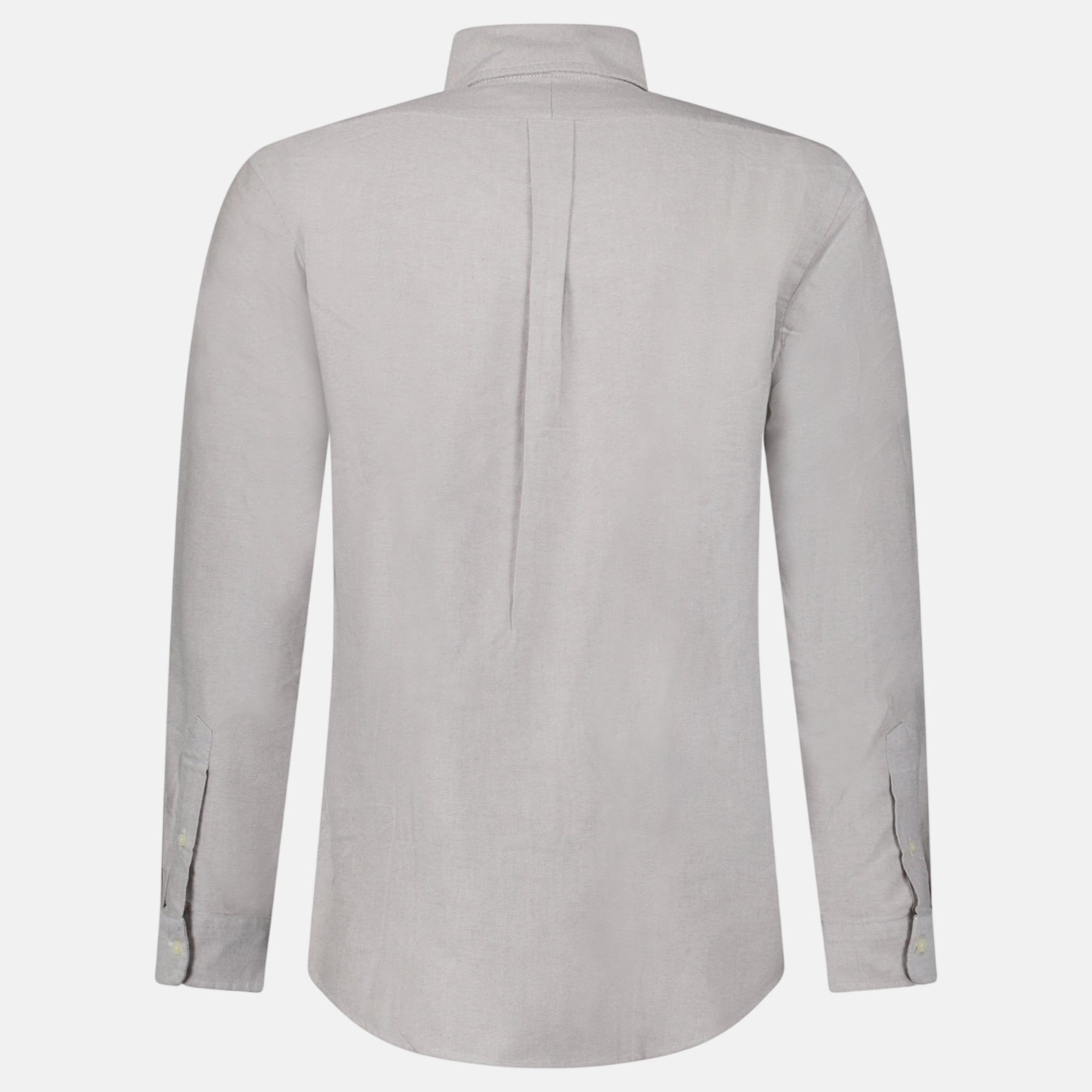 Ralph Lauren Custom Fit Oxford Shirt Grey - northern threads