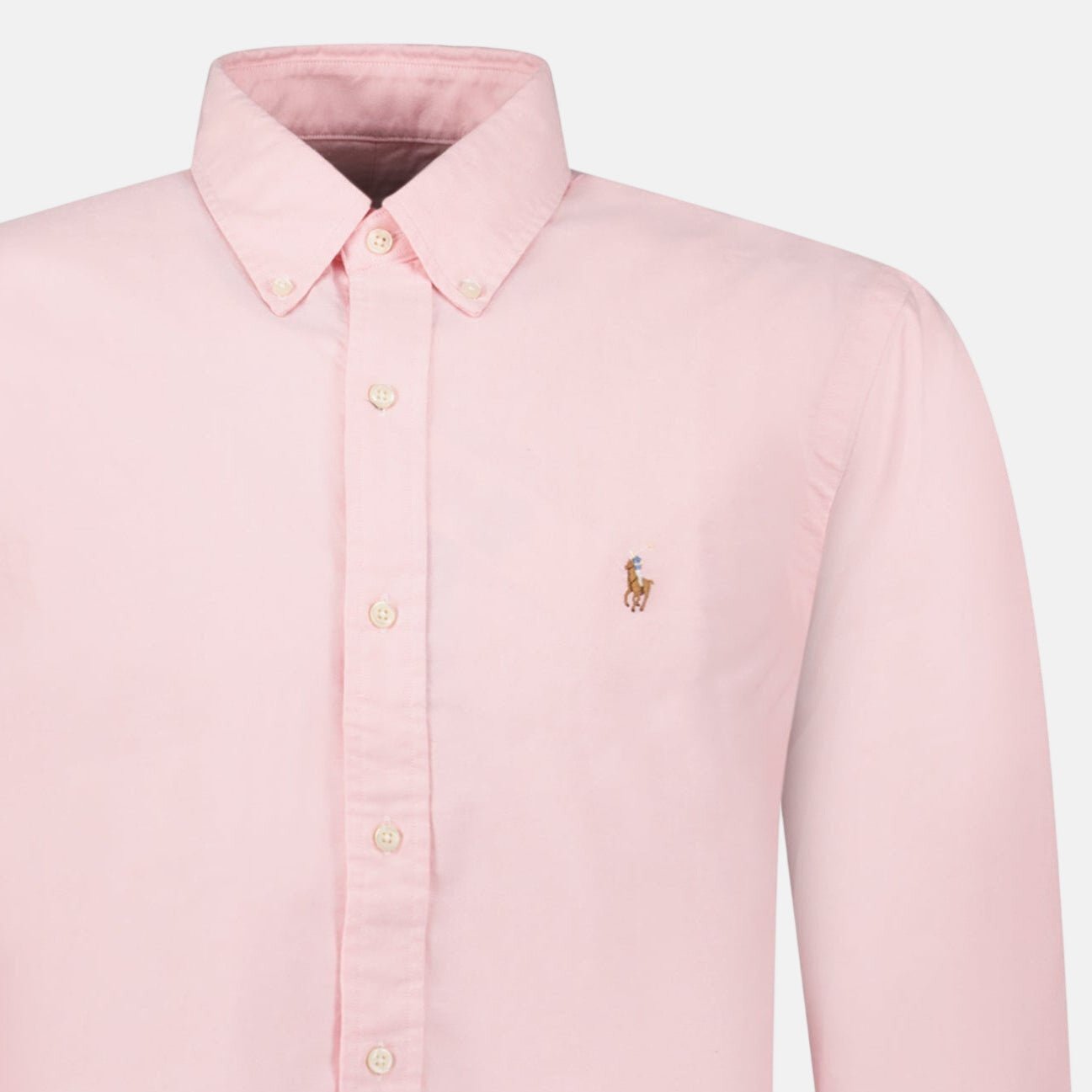 Ralph Lauren Custom Fit Oxford Shirt Pink - northern threads